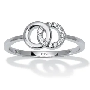 0.07 TCW Cubic Zirconia Sterling Silver Ring