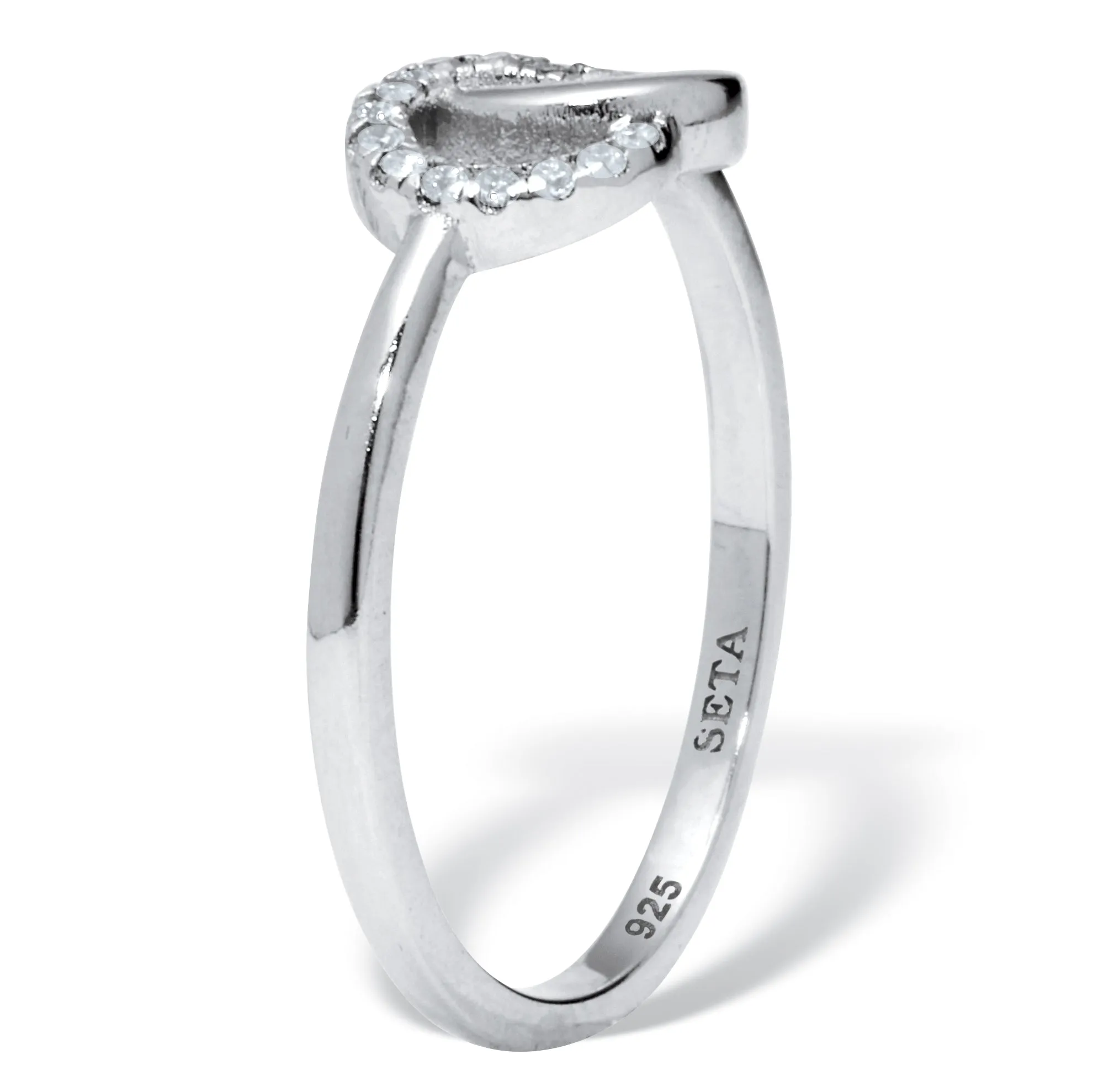 0.07 TCW Cubic Zirconia Sterling Silver Ring