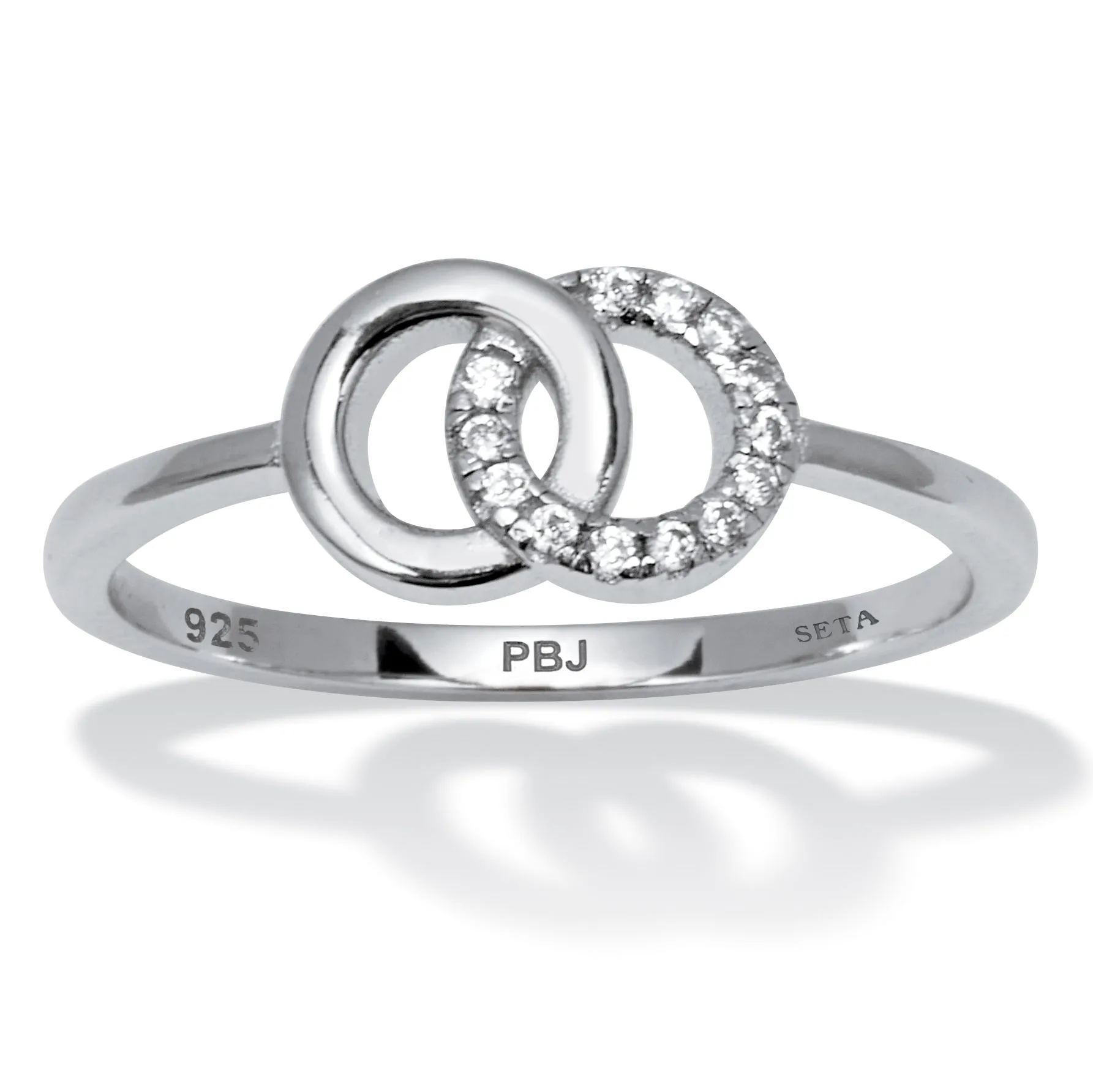 0.07 TCW Cubic Zirconia Sterling Silver Ring