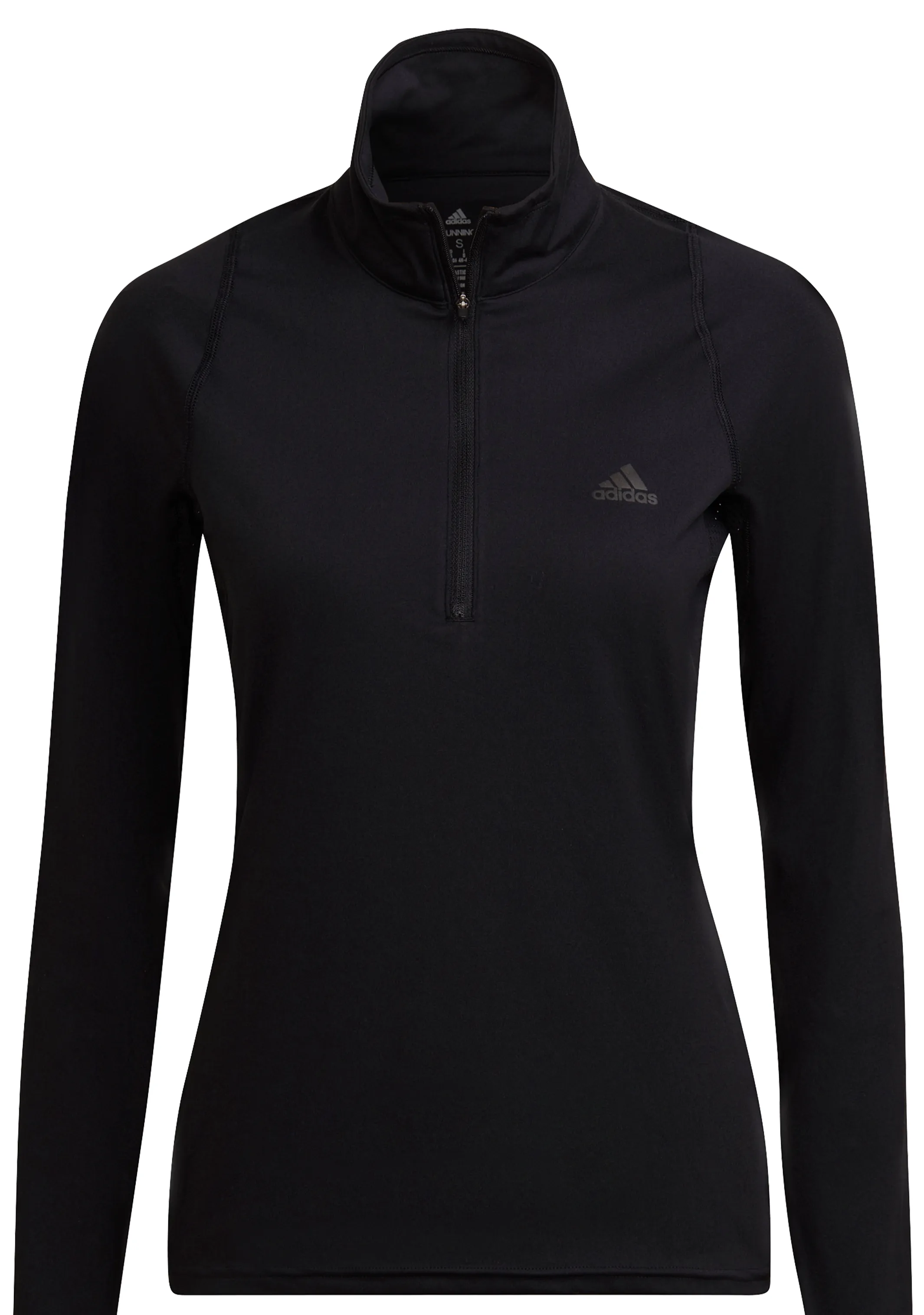 Adidas Womens Run Fast Half-Zip Long Sleeve Sweatshirt