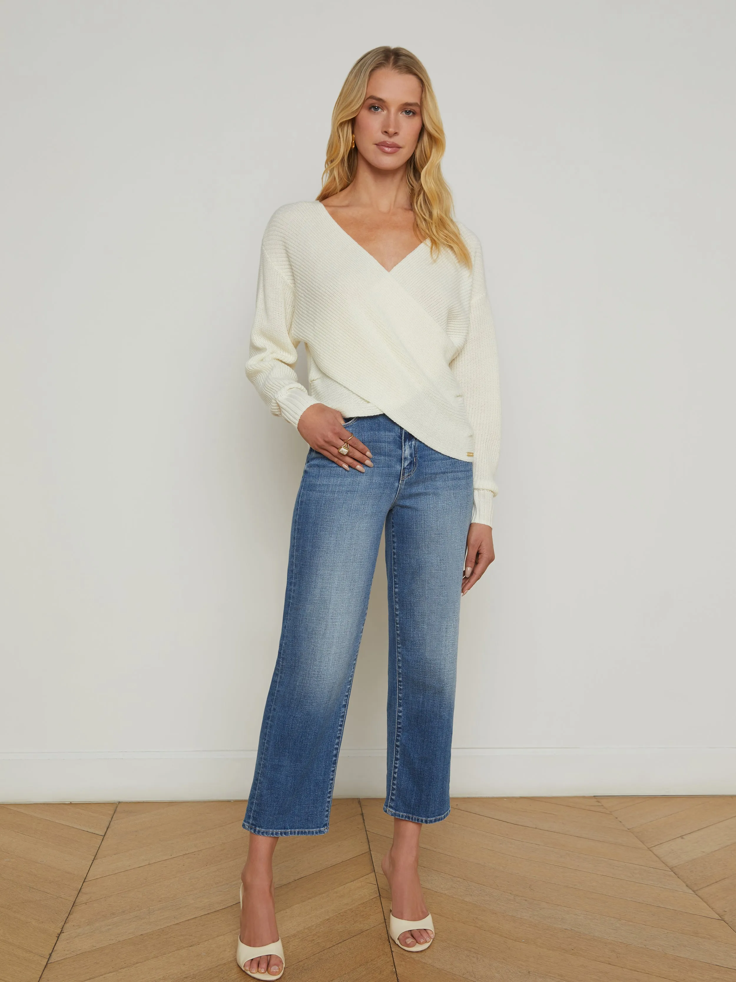 Antonella Crossover Sweater