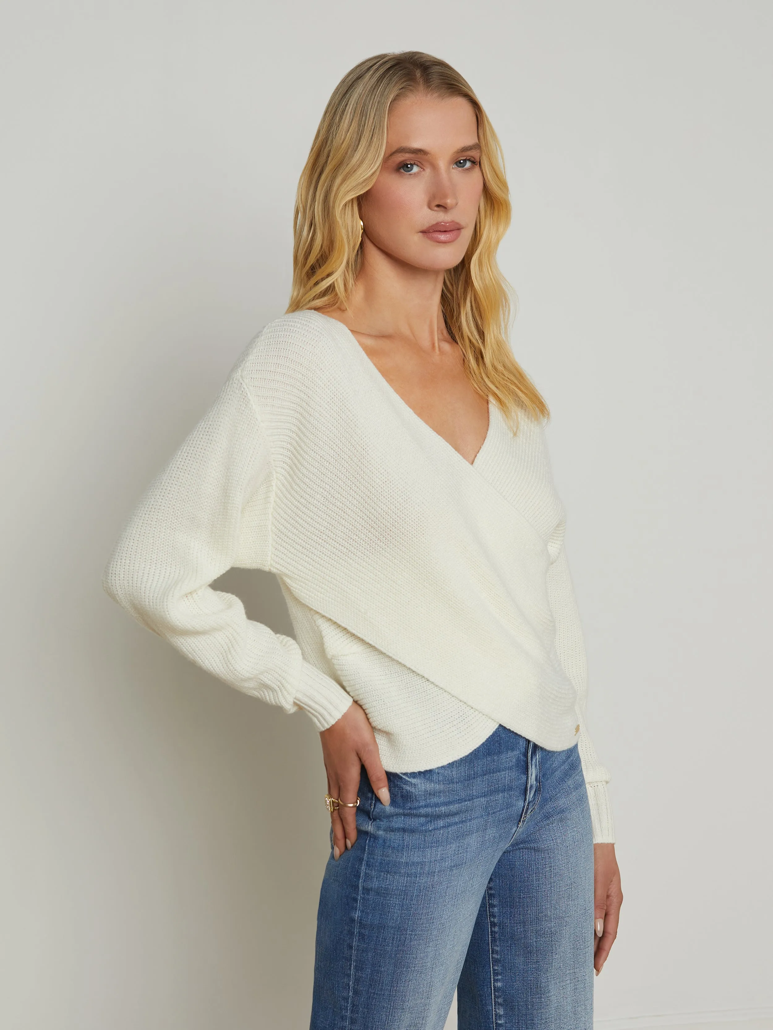 Antonella Crossover Sweater