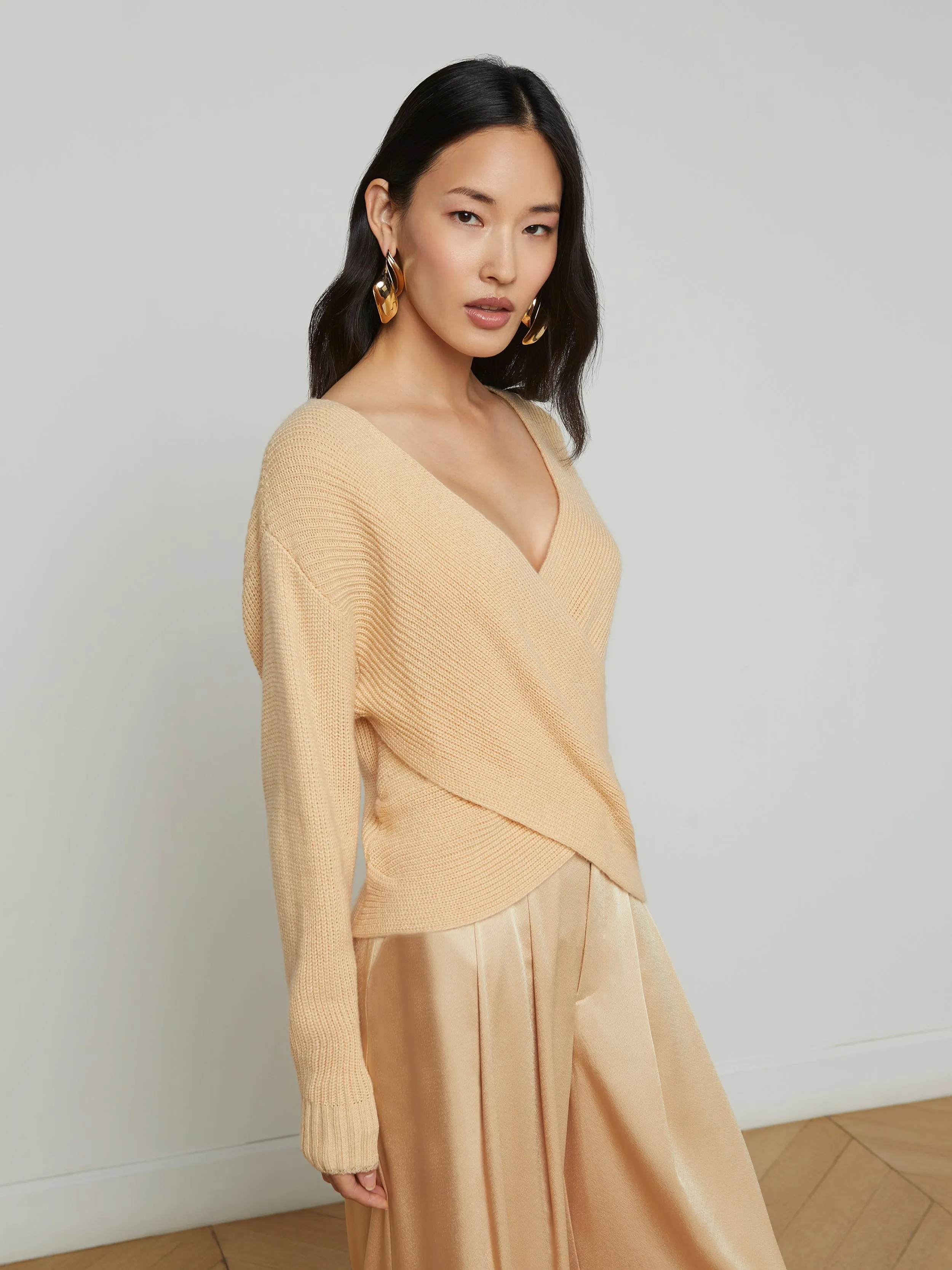 Antonella Crossover Sweater