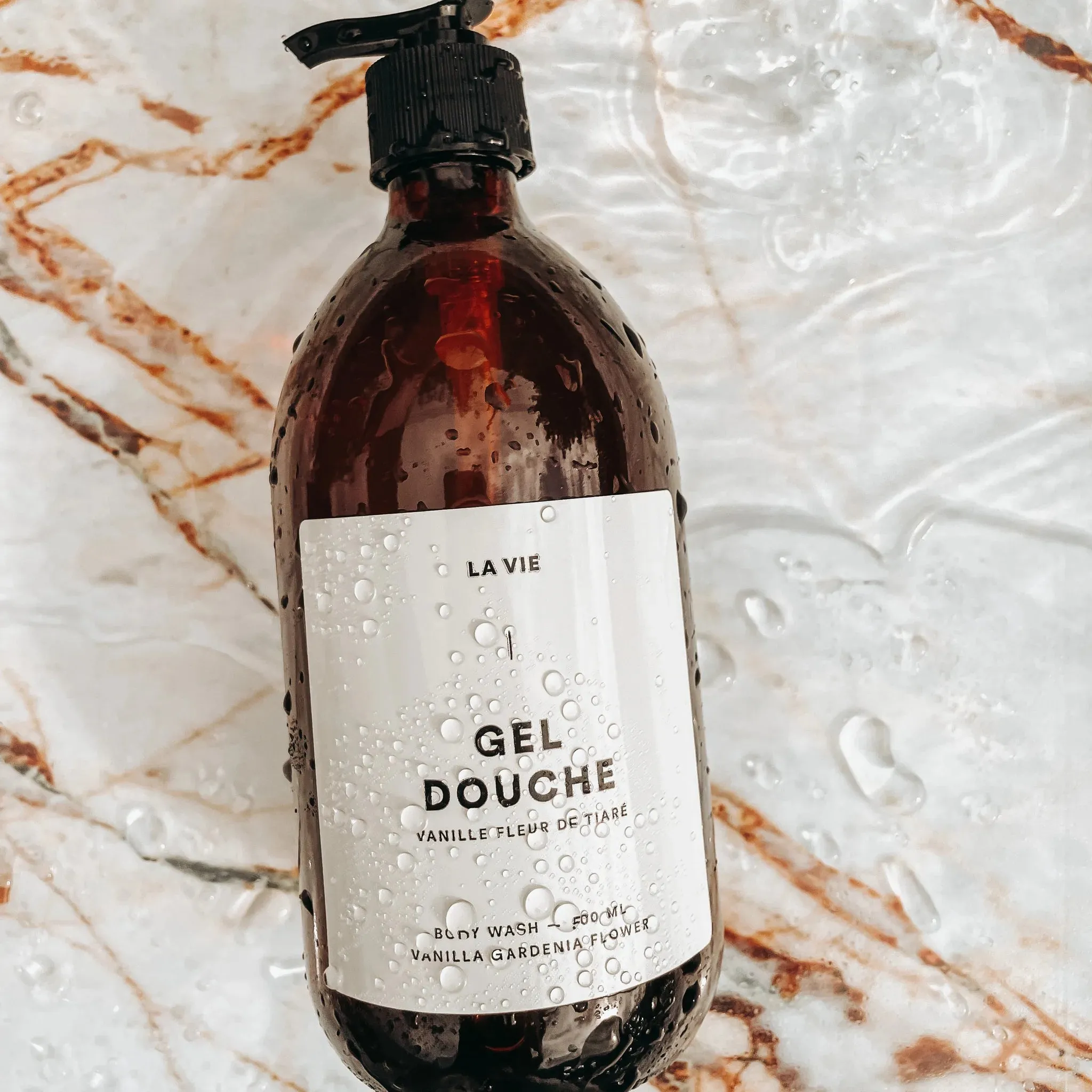 ATELIER LA VIE APOTHICAIRE - GEL DOUCHE - VANILLE & TIARÉ