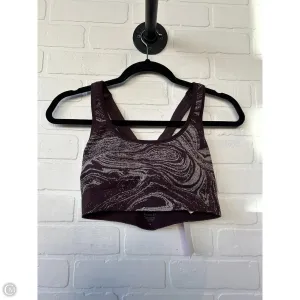 Athletic Bra By Athleta In Purple & Silver, Size: M