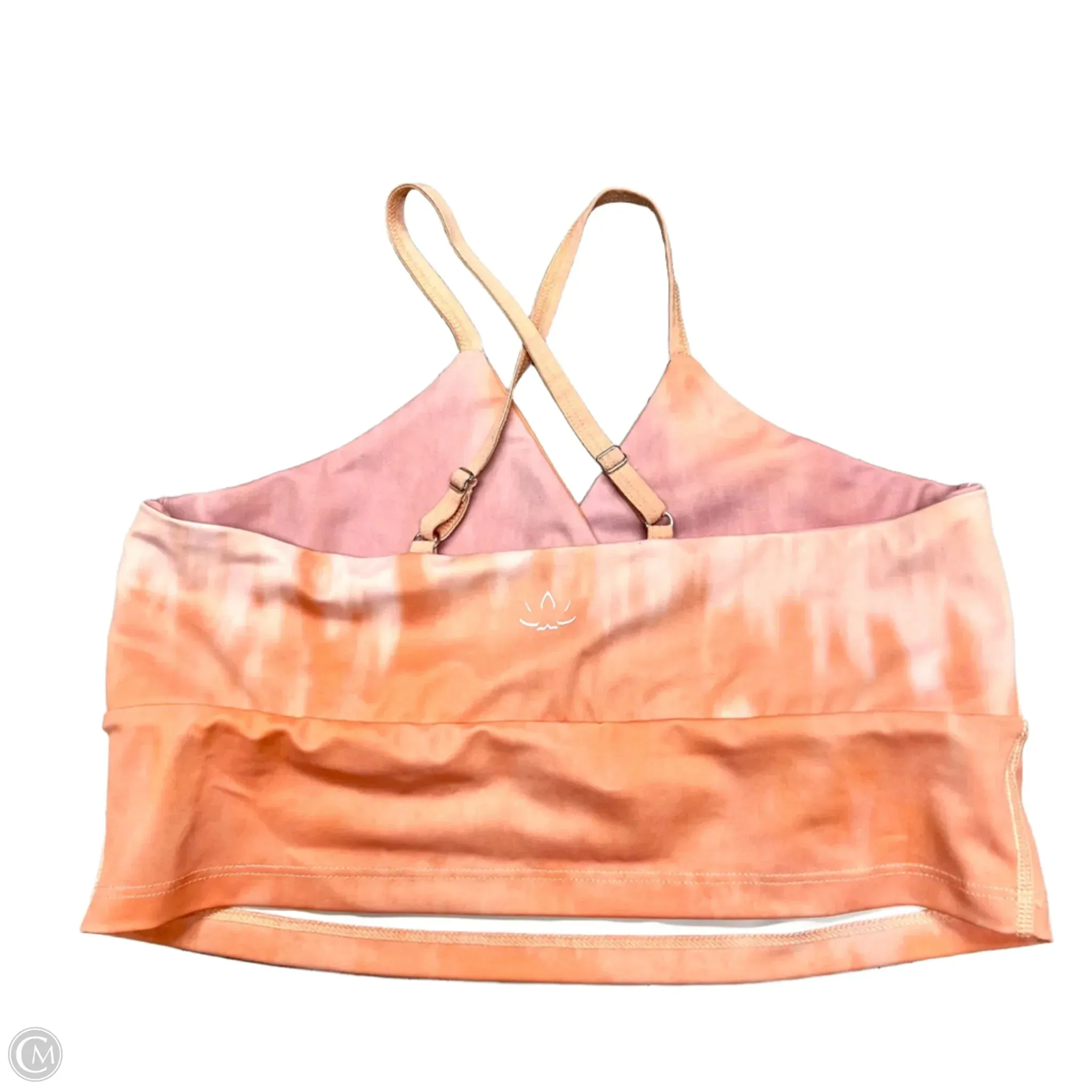 Athletic Bra By Beyond Yoga In Orange, Size: Xl