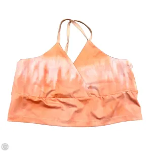 Athletic Bra By Beyond Yoga In Orange, Size: Xl