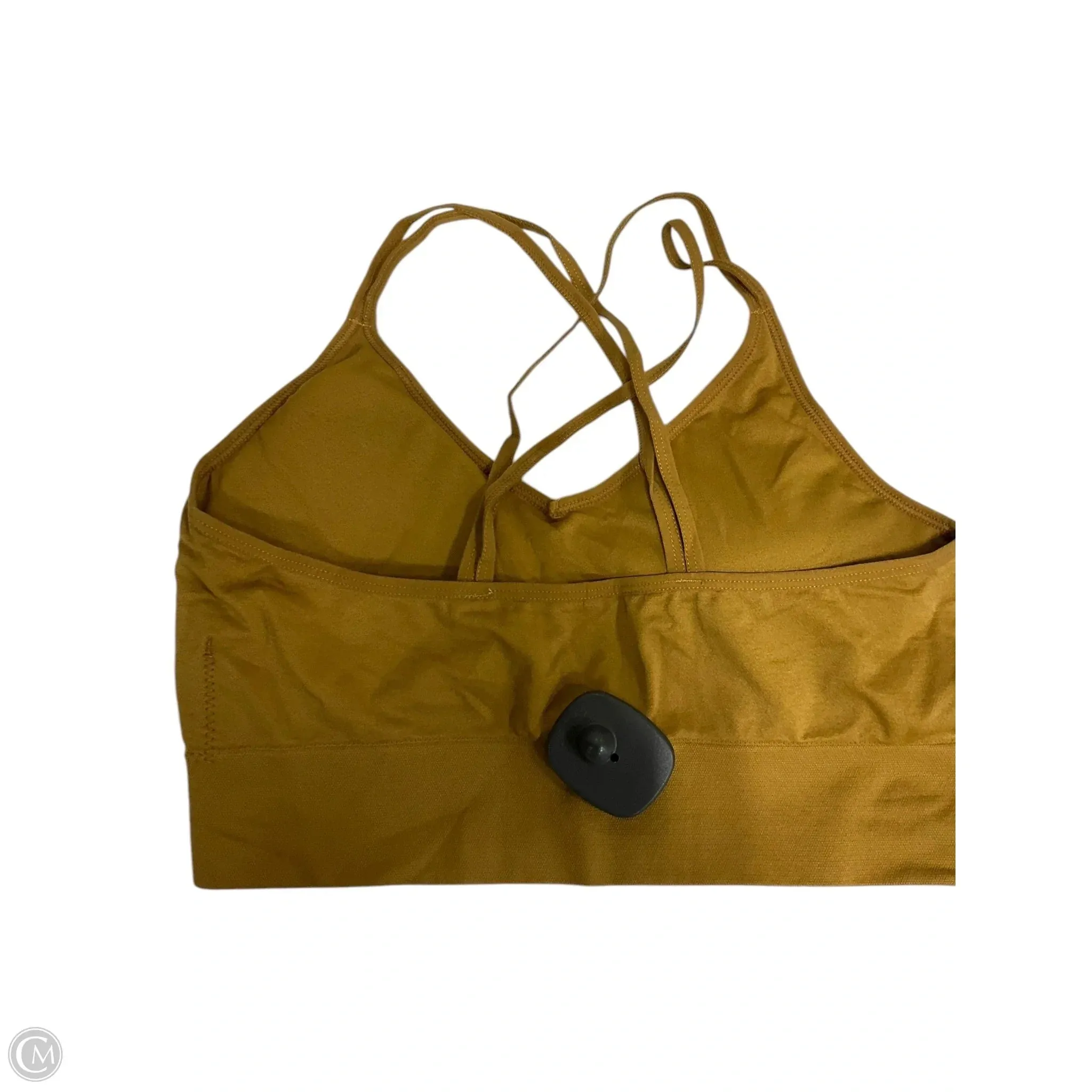 Athletic Bra By Danskin In Yellow, Size: Xl