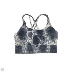 Athletic Bra By Lululemon In Grey & White, Size: S