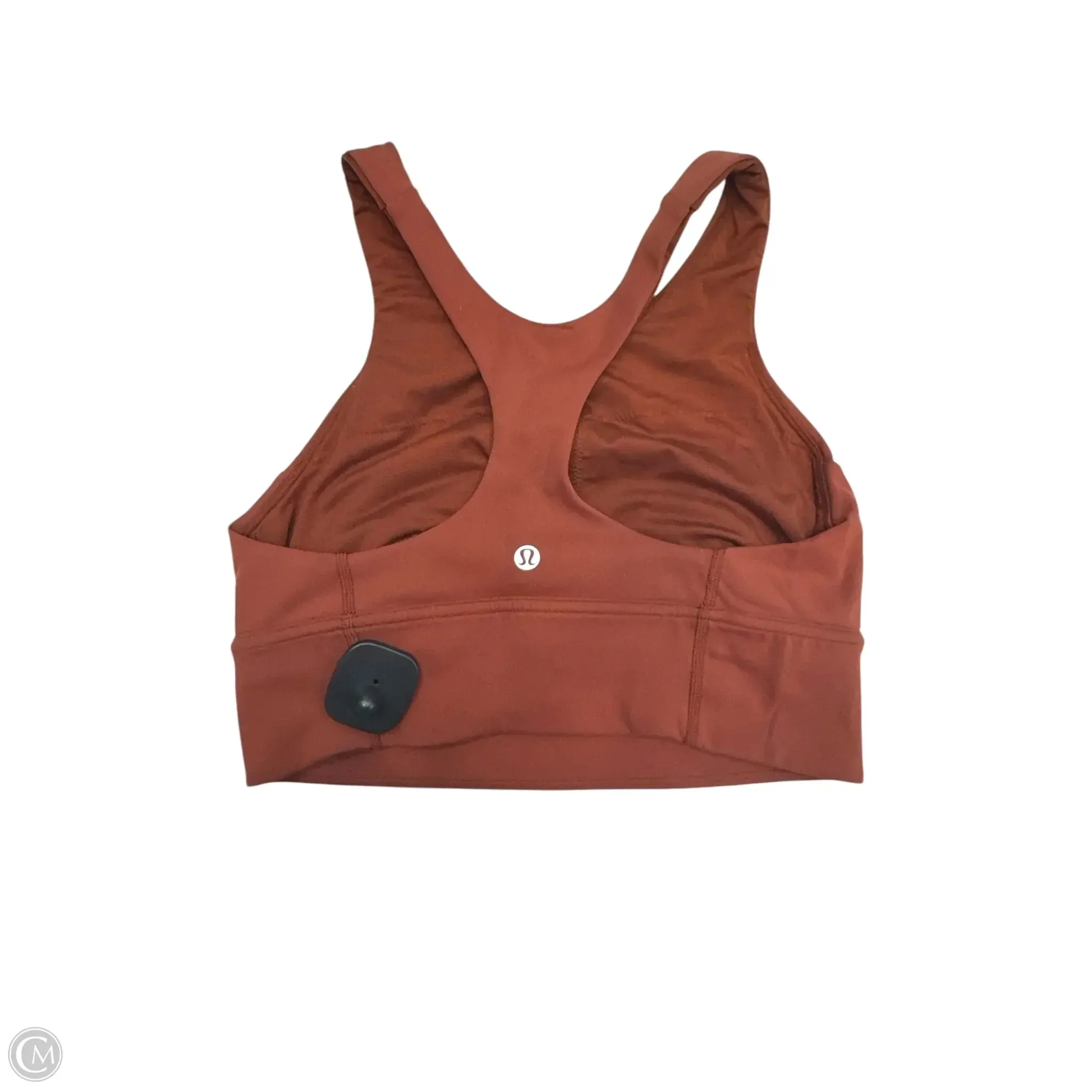 Athletic Bra By Lululemon In Orange & Red, Size: M