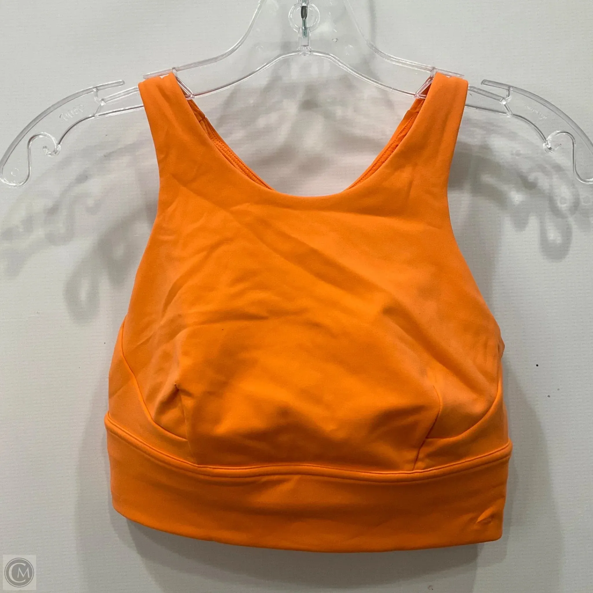 Athletic Bra By Lululemon In Orange, Size: 6