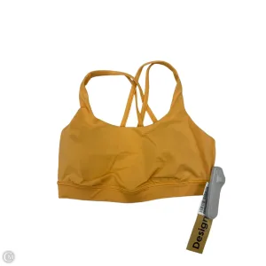 Athletic Bra By Lululemon In Orange, Size: 6