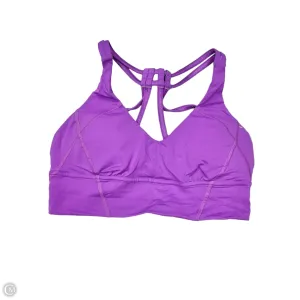 Athletic Bra By Lululemon In Purple, Size: S