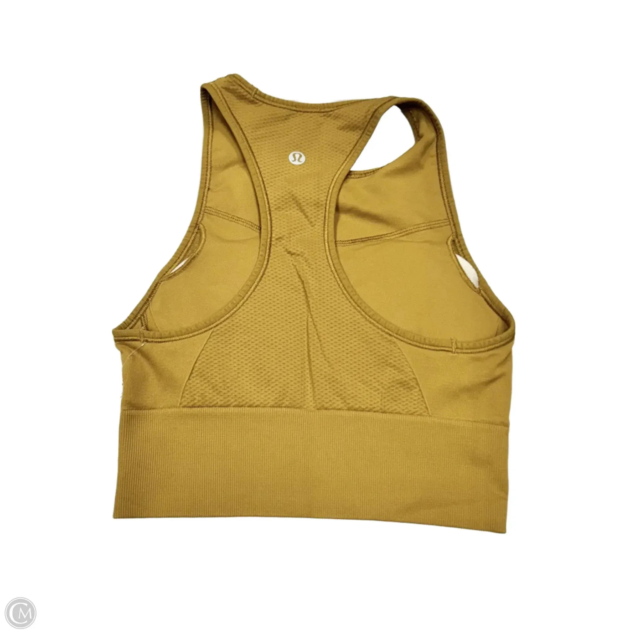 Athletic Bra By Lululemon In Yellow, Size: S
