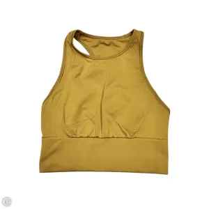 Athletic Bra By Lululemon In Yellow, Size: S