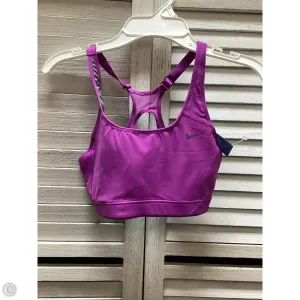 Athletic Bra By Nike In Purple, Size: Xs