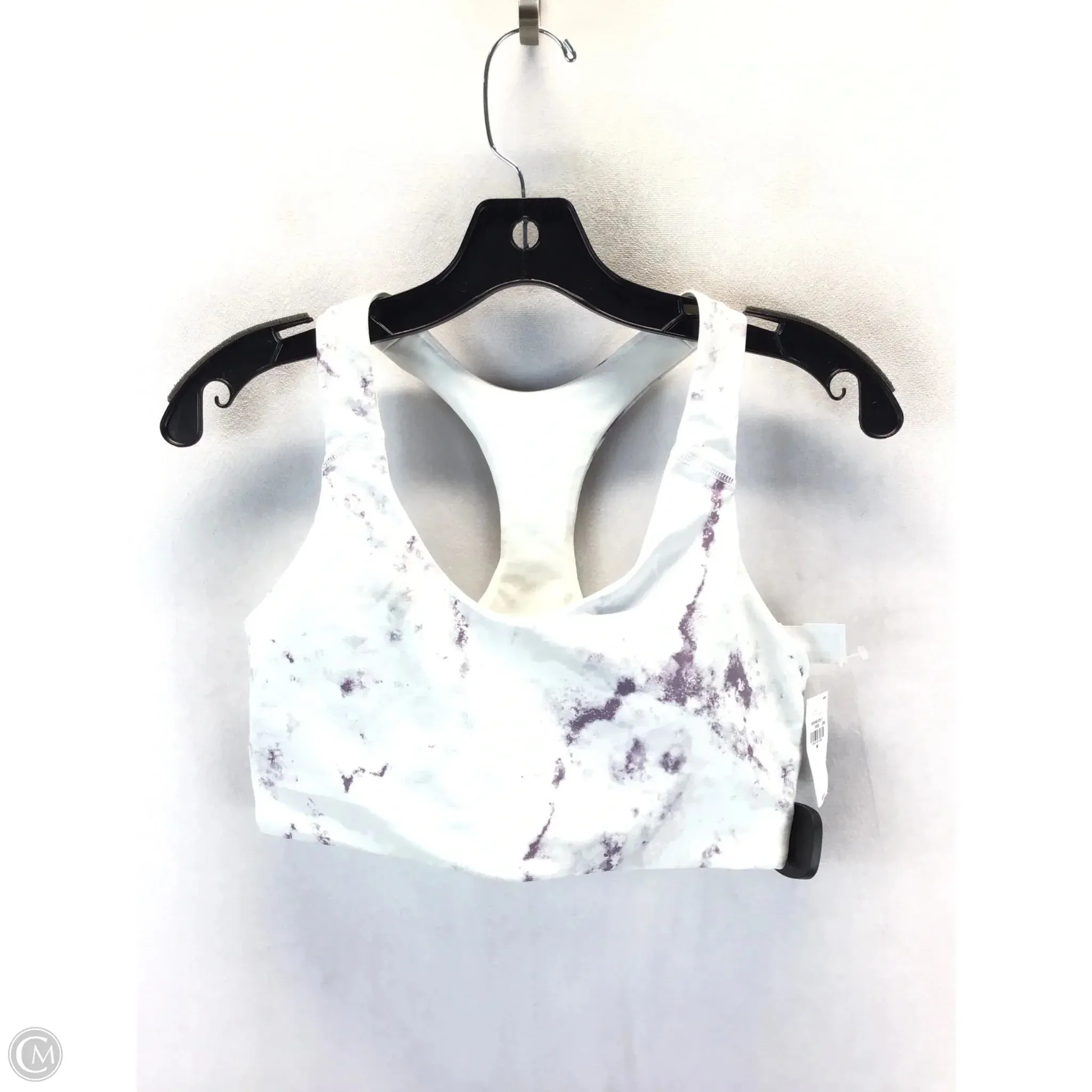 Athletic Bra By Old Navy In Purple & White, Size: M
