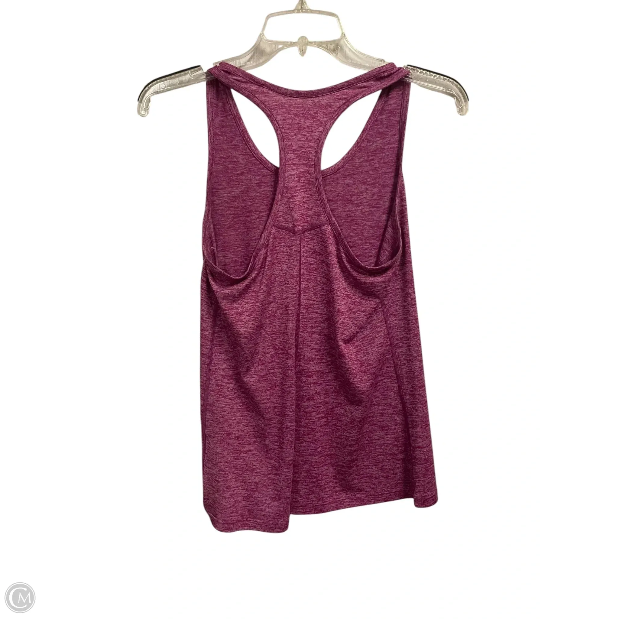 Athletic Tank Top By Nike Apparel In Plaid Pattern, Size: S