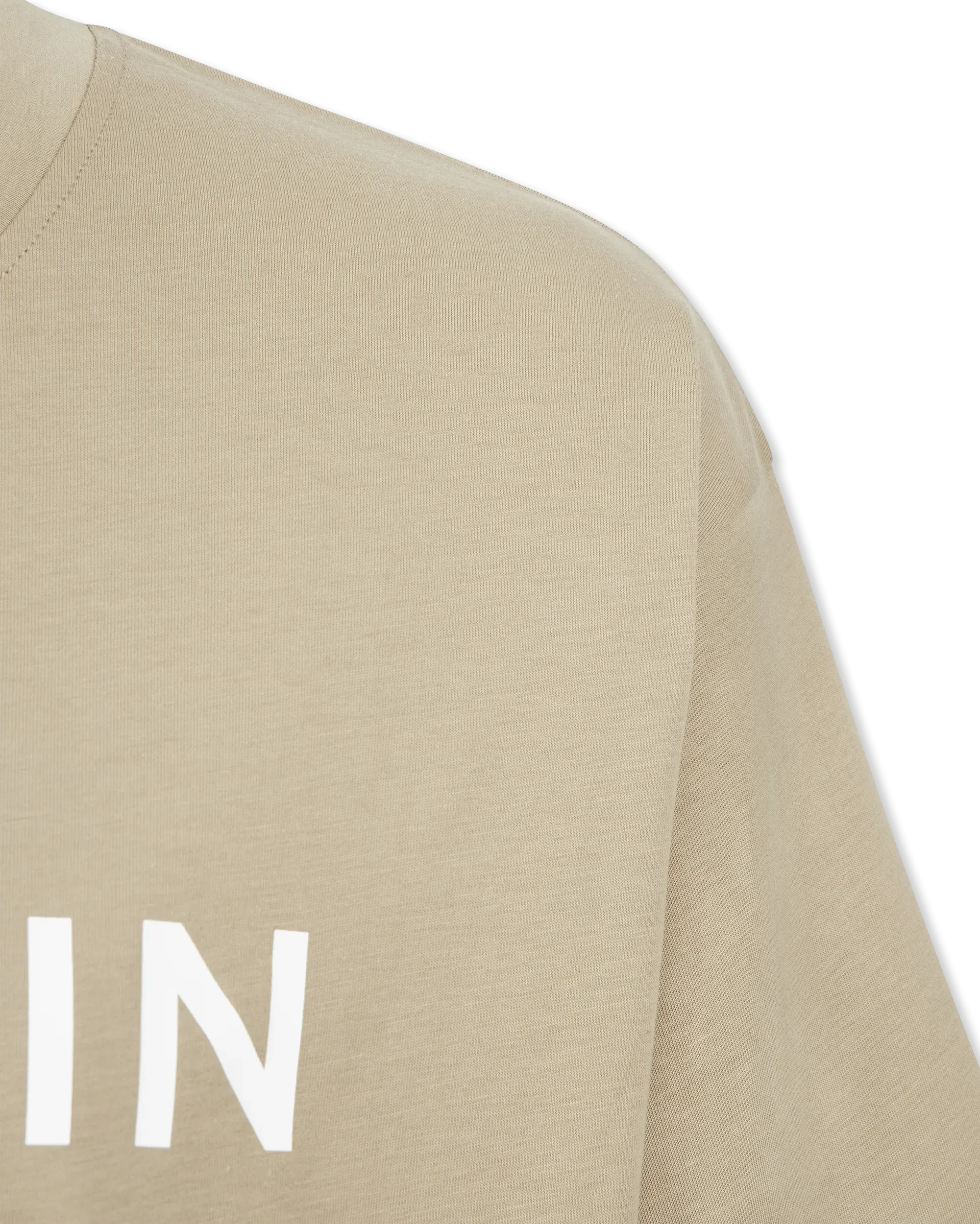 Balmain Paris Print Cropped T-Shirt