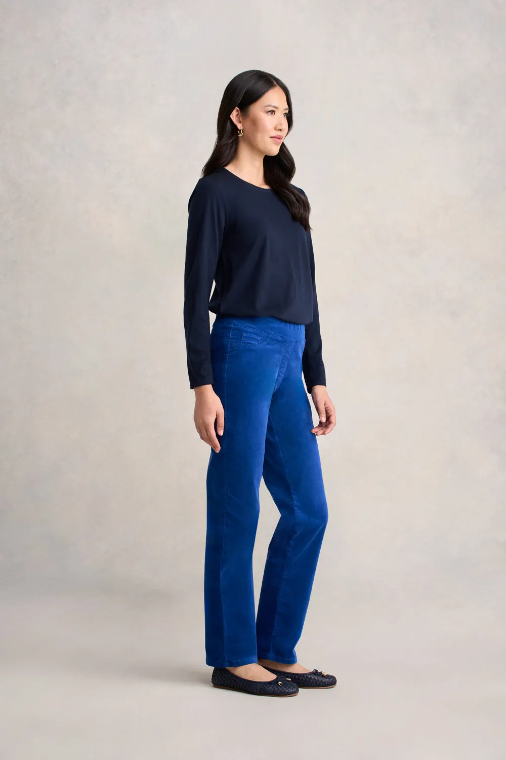 Bengajean® Velvet Straight Leg - Prussian Blue