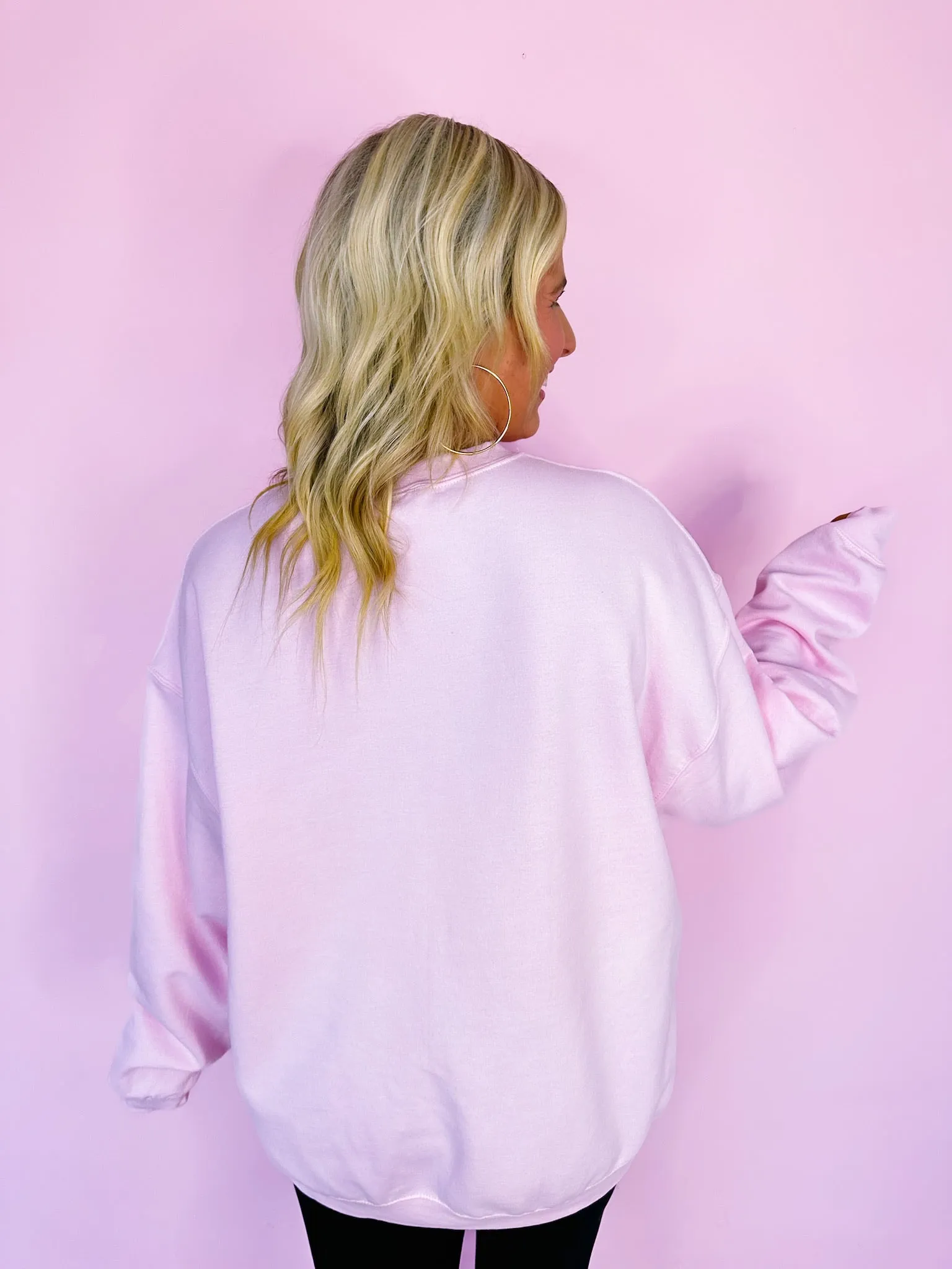 BEVERLY HILLS RODEO CLUB SWEATSHIRT - PINK