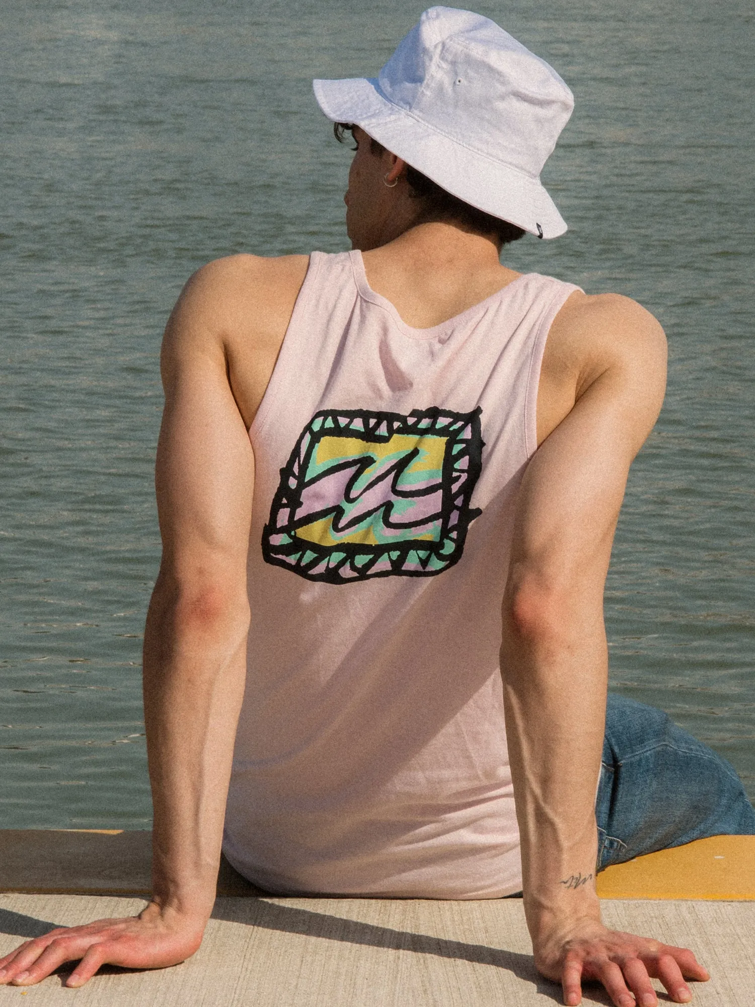 BILLABONG CRAYON WAVE TANK TOP