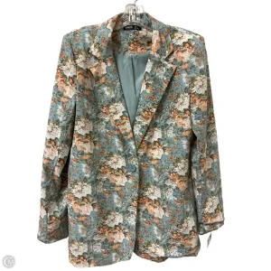 Blazer By Shein In Floral Print, Size: L