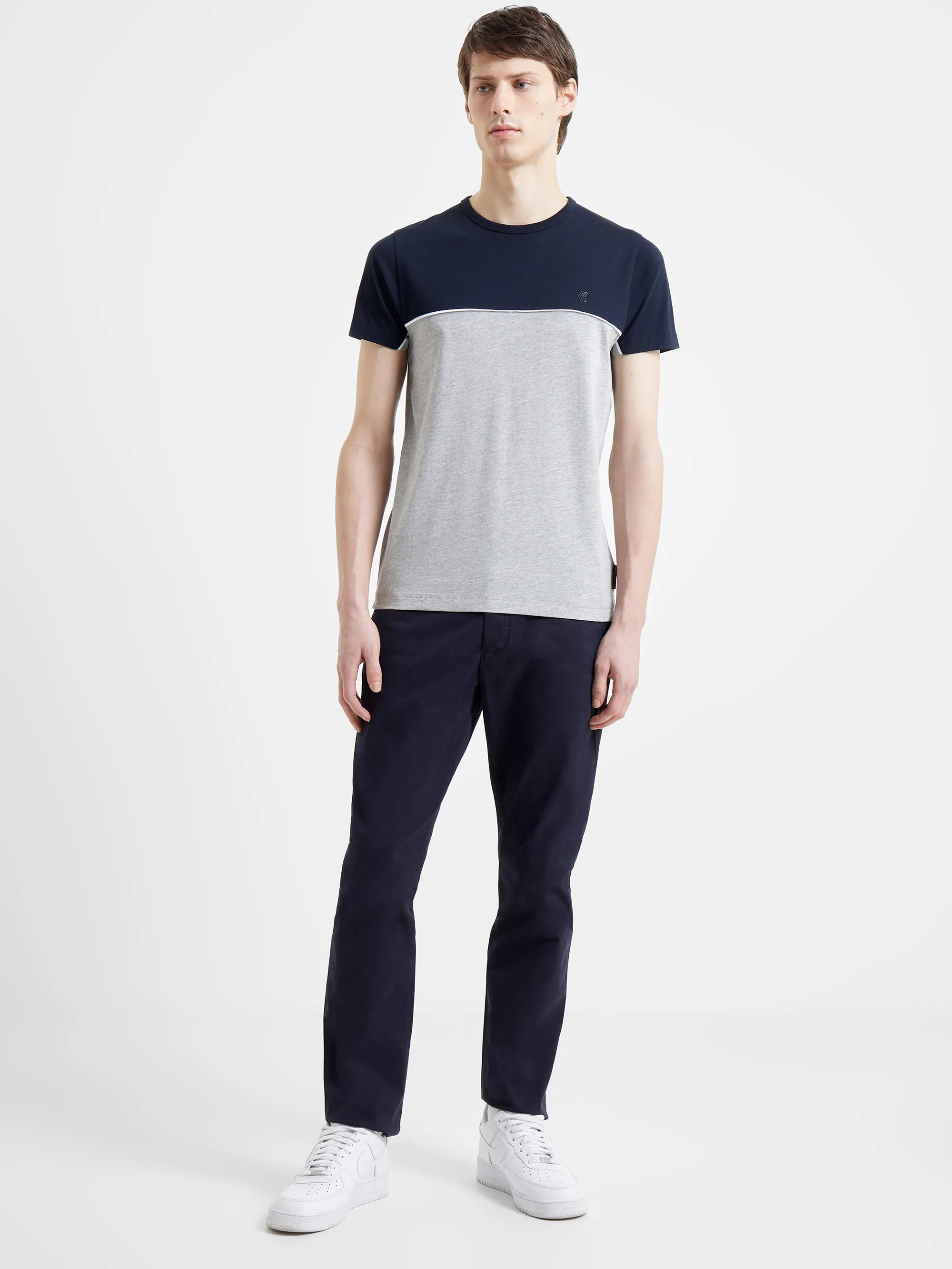 Block Piping T-Shirt