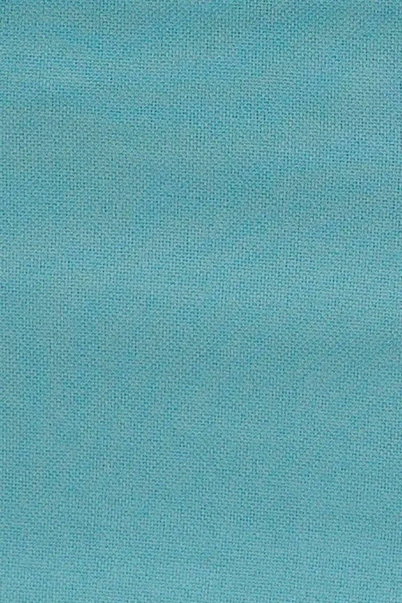 Blue Ponte Scarf Crop Top
