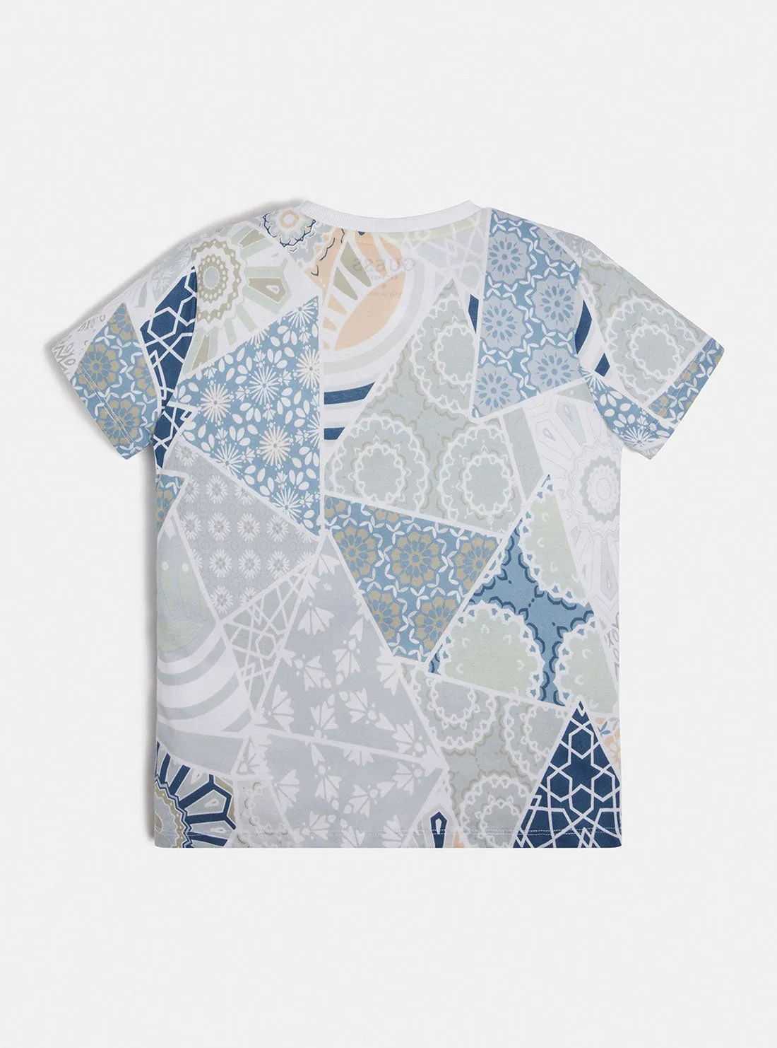 Blue Tile Print T-Shirt (7-16)