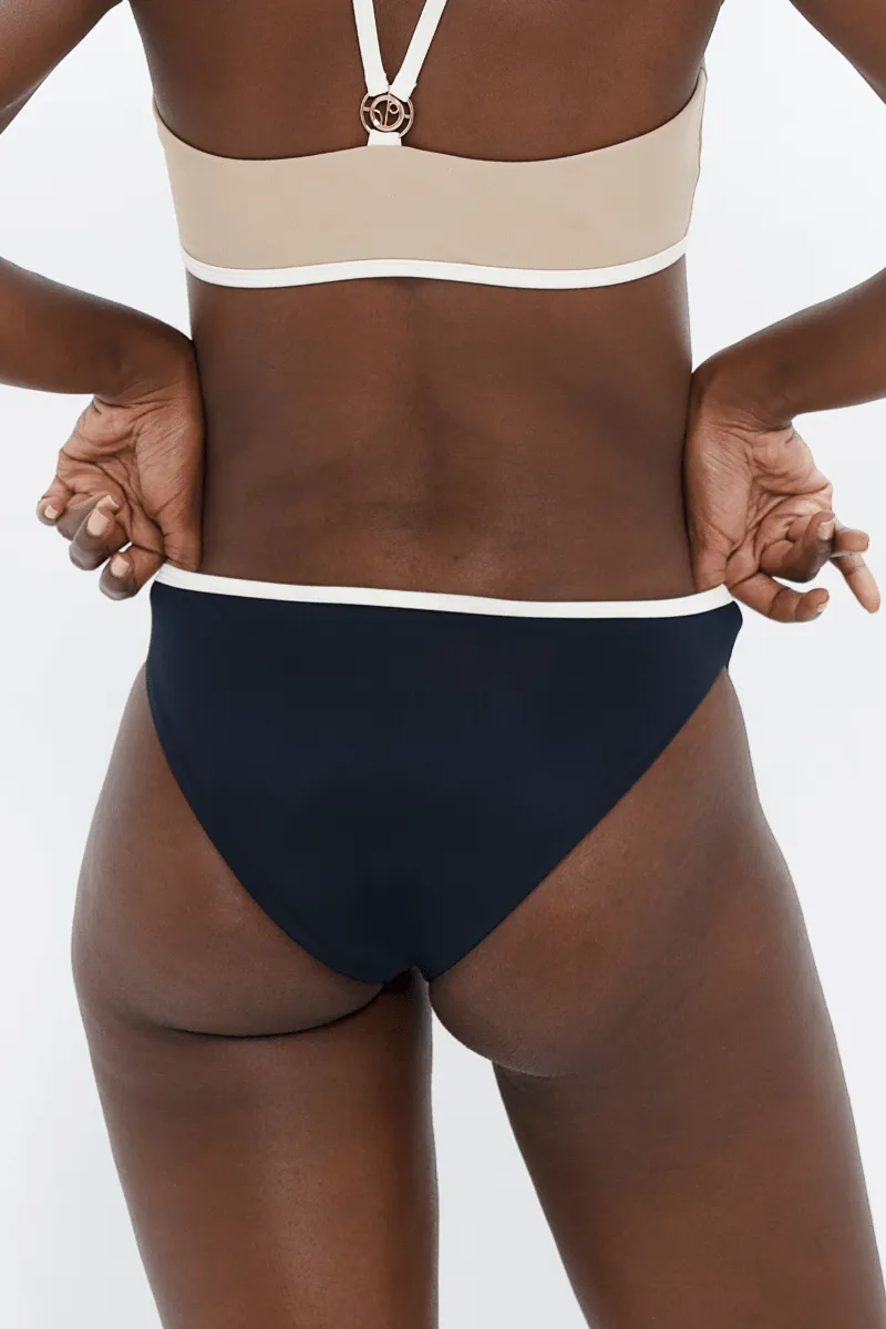 Brisbane Econyl® Bikini Briefs | Pebble
