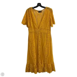 Cardigan By Clothes Mentor In Yellow, Size: M
