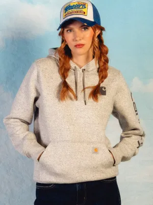 CARHARTT LOGO SLEEVE PULLOVER HOODIE