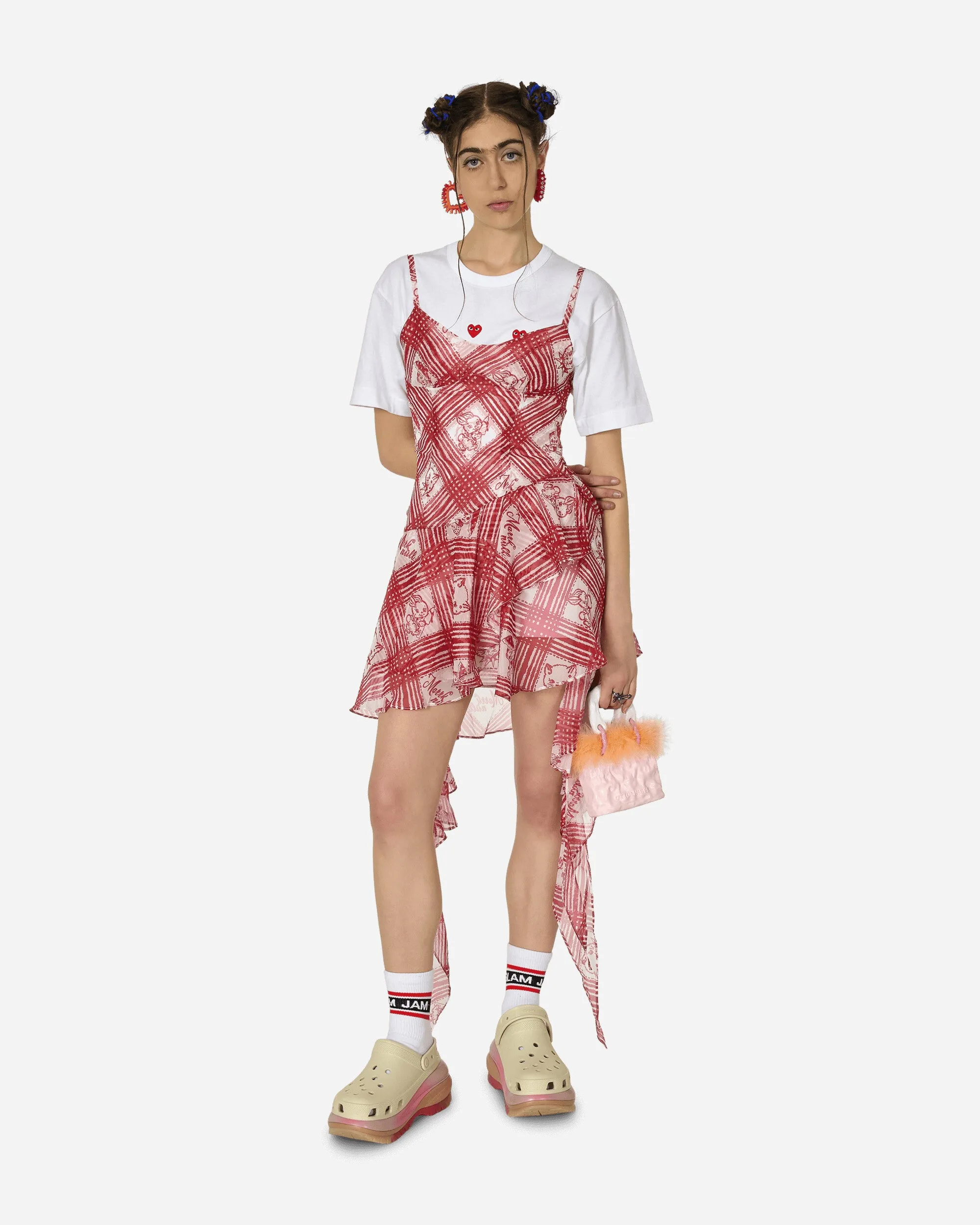 Cat Dress Red