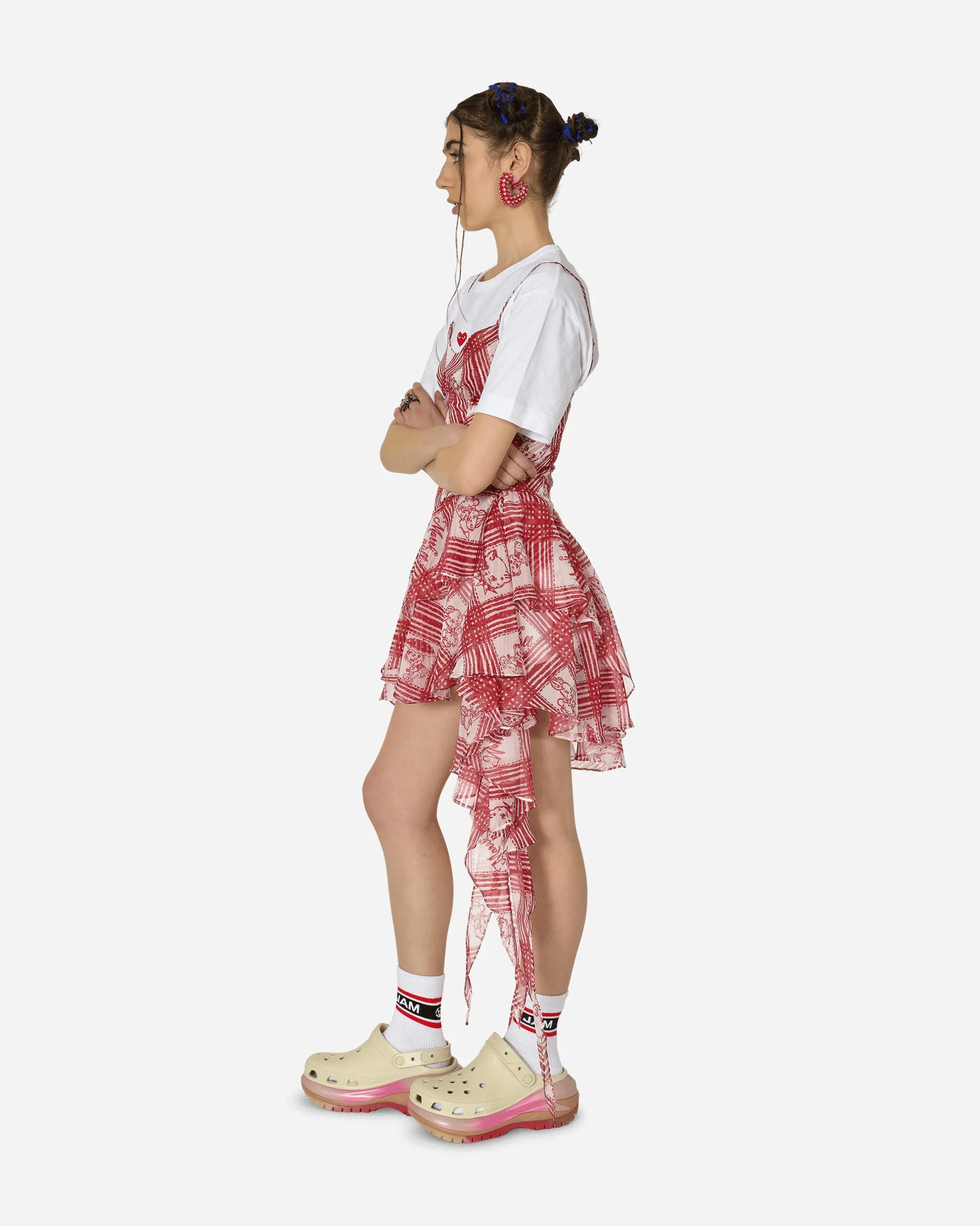 Cat Dress Red