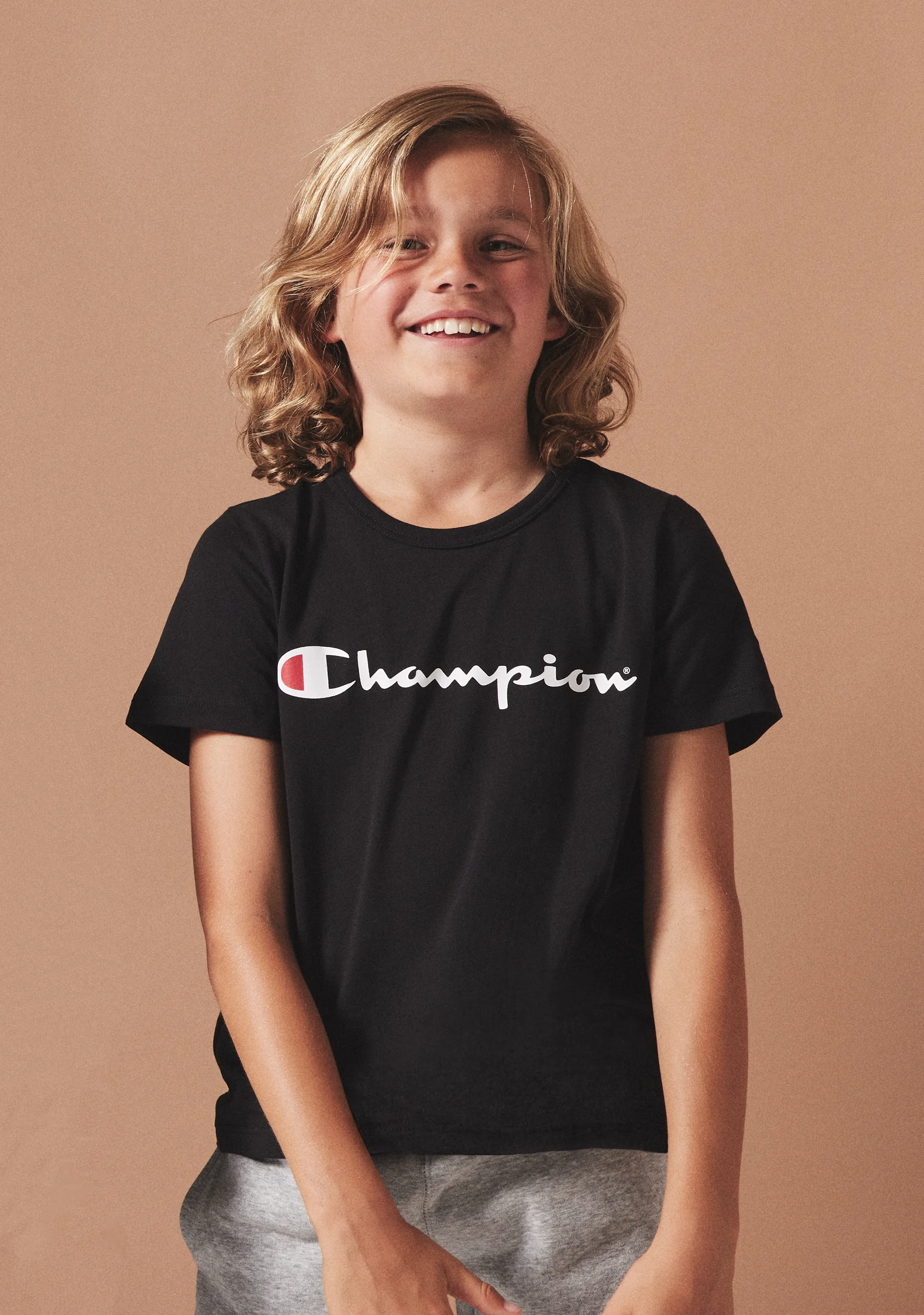 Champion Junior Script Short Sleeve Tee