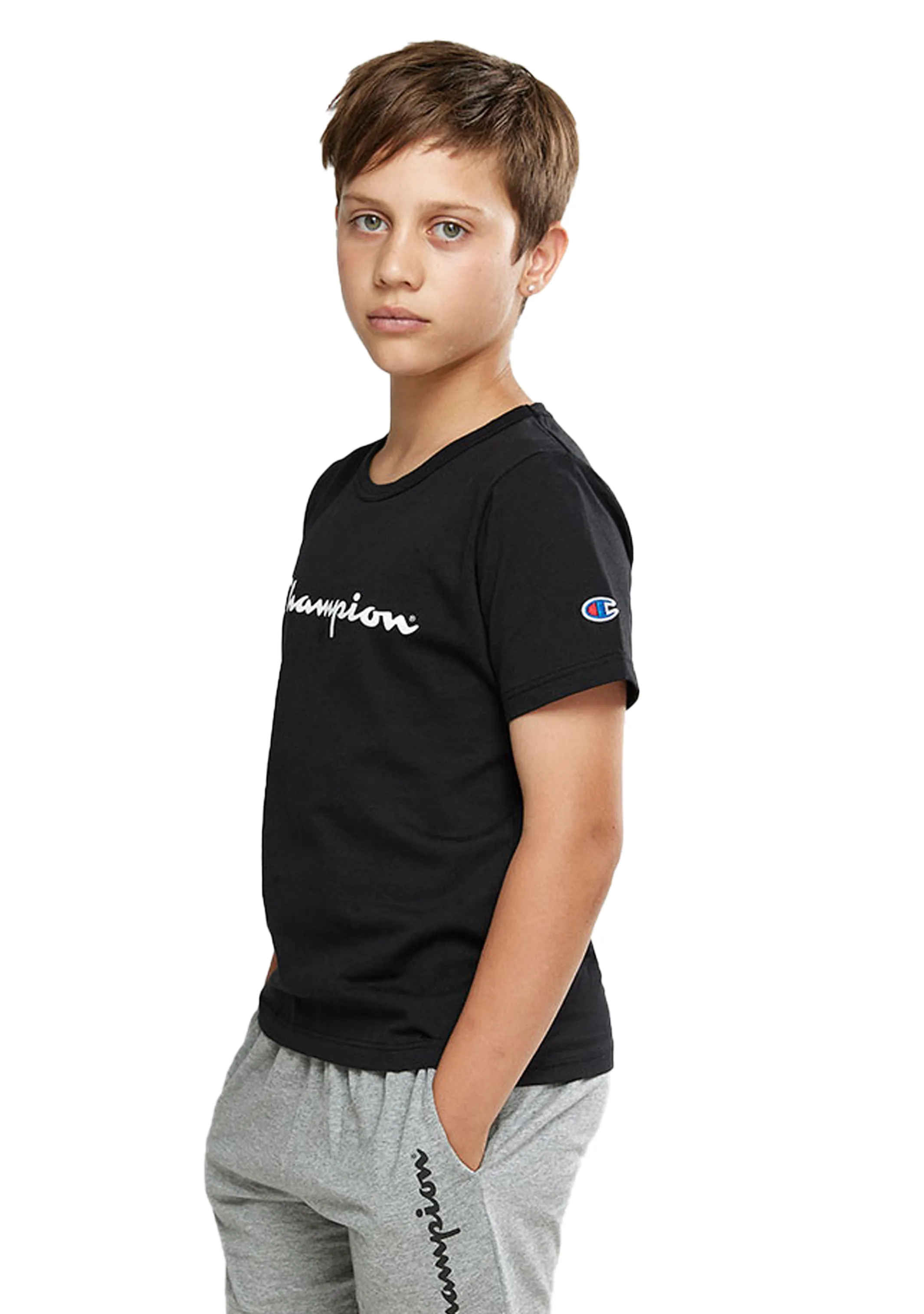 Champion Junior Script Short Sleeve Tee