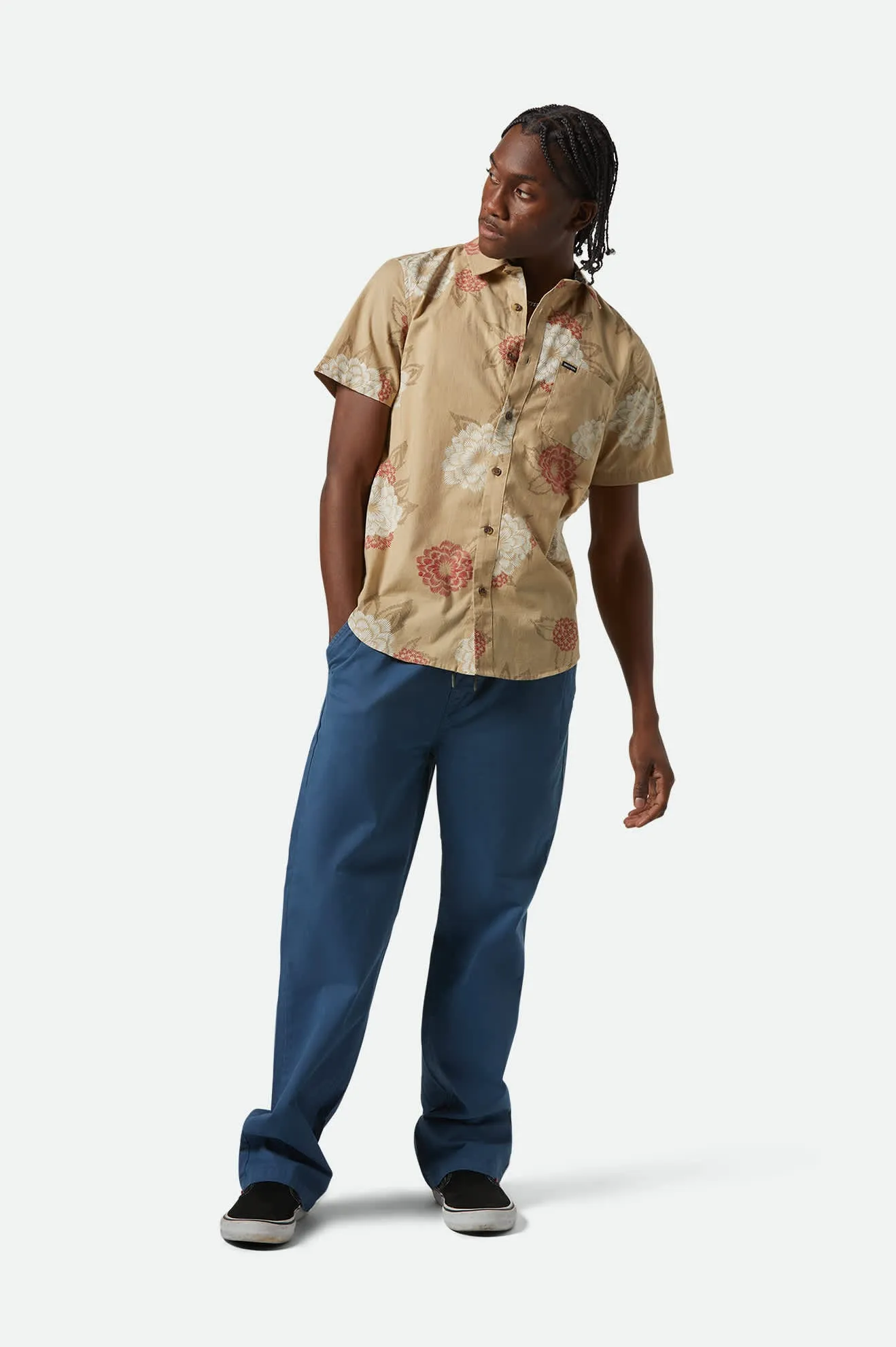 Charter Print S/S Shirt - Cream/Painterly Floral
