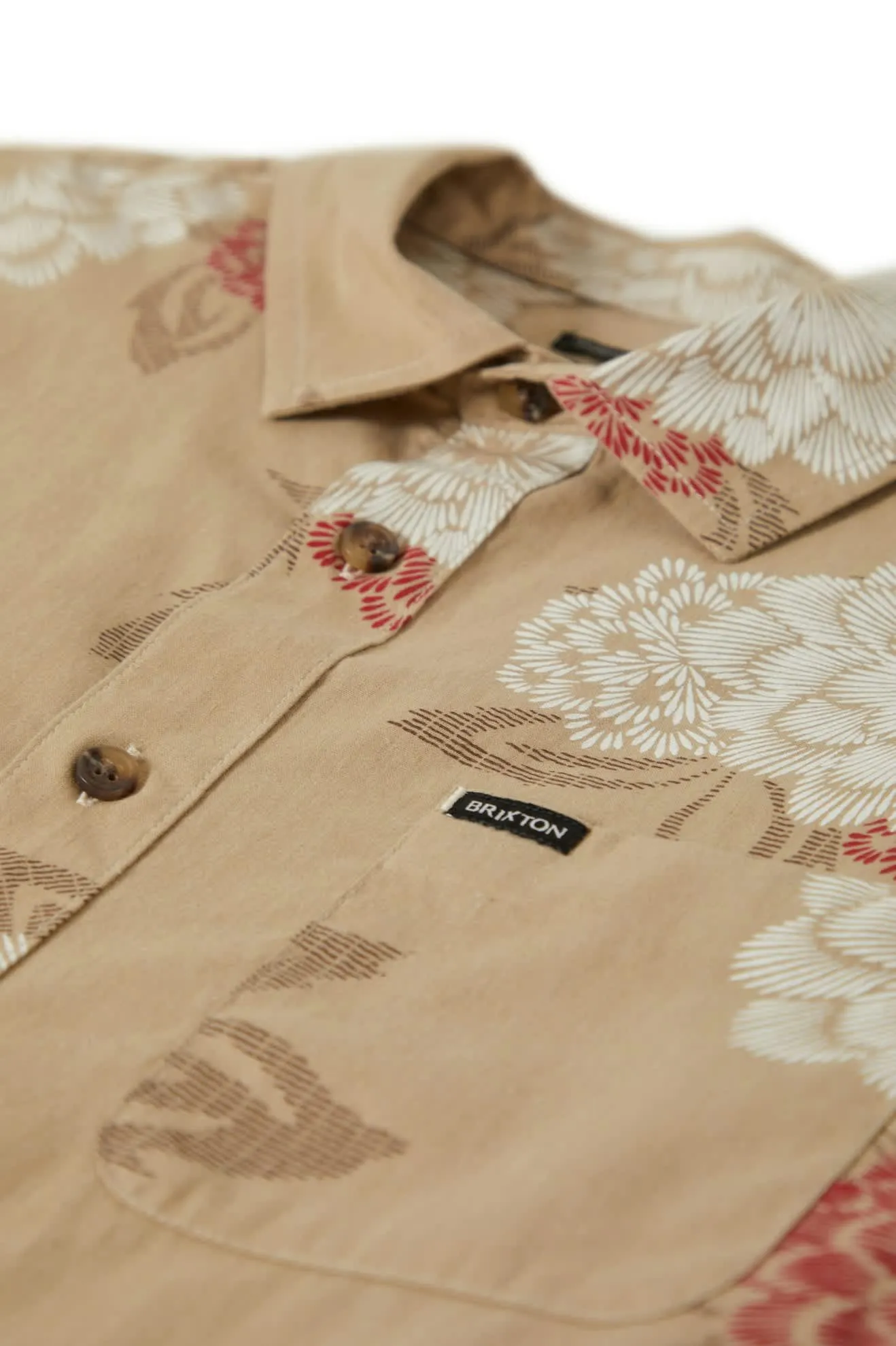 Charter Print S/S Shirt - Cream/Painterly Floral