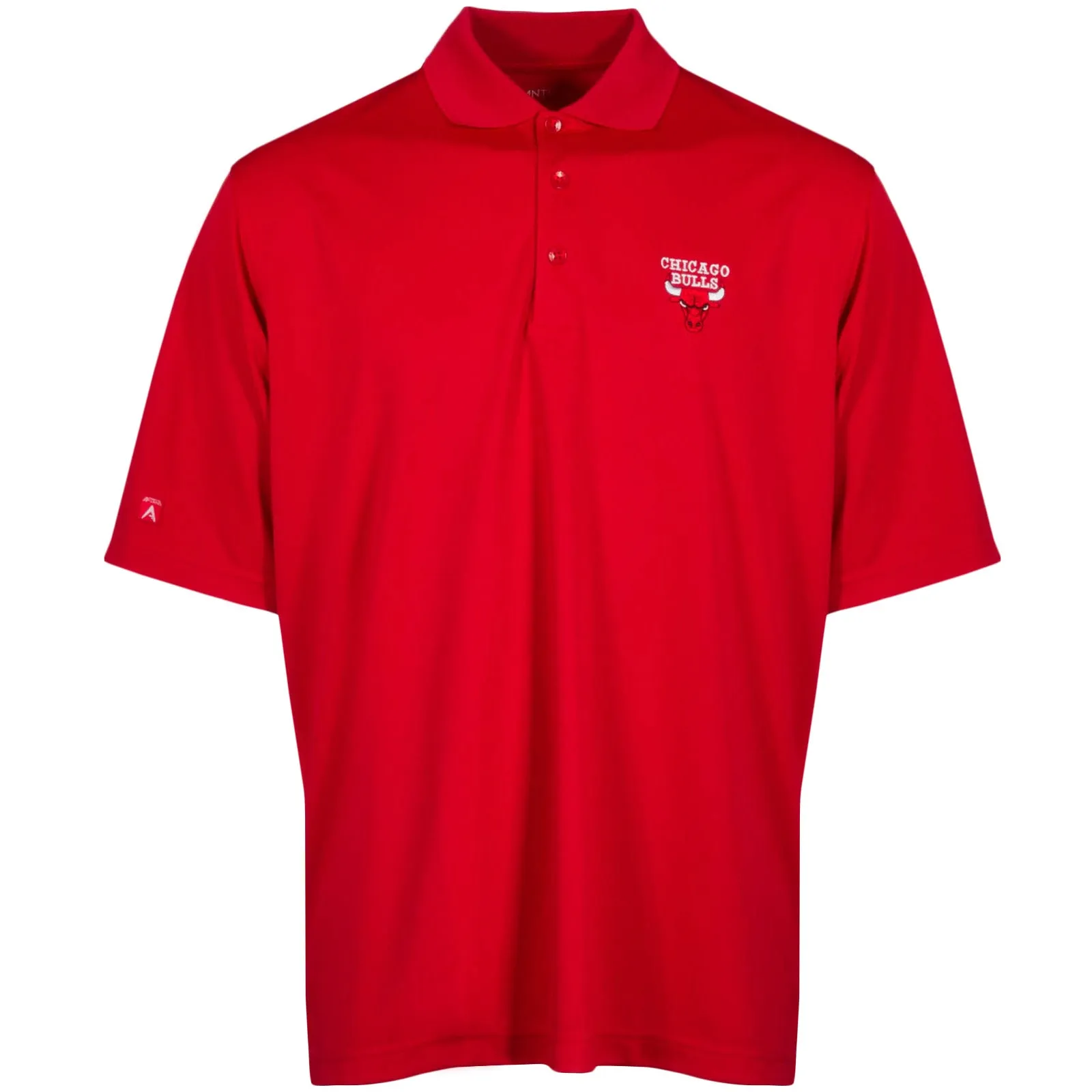 Chicago Bulls Men's Red Exceed Polo