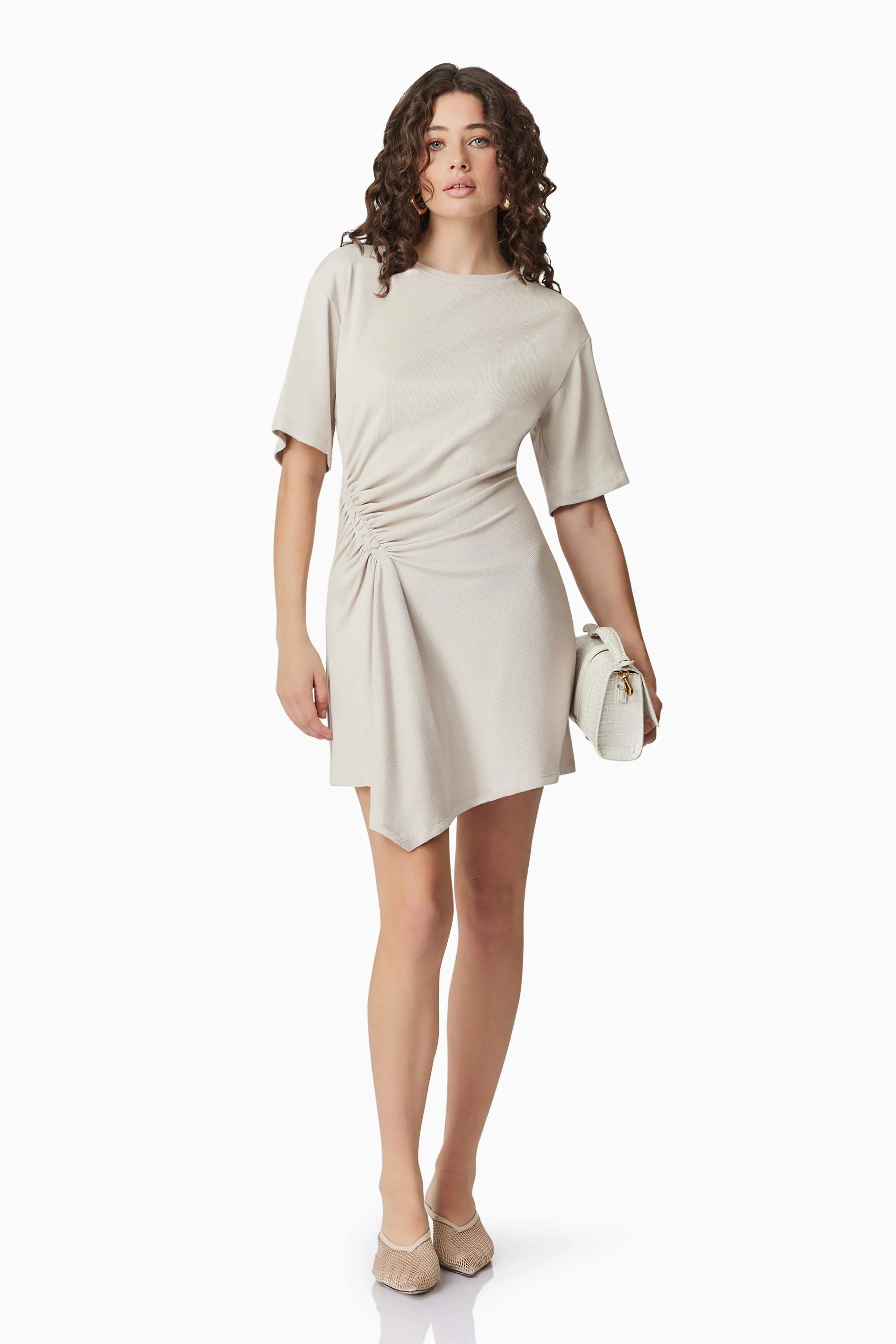 CURAAE Aitana Mini Dress in White