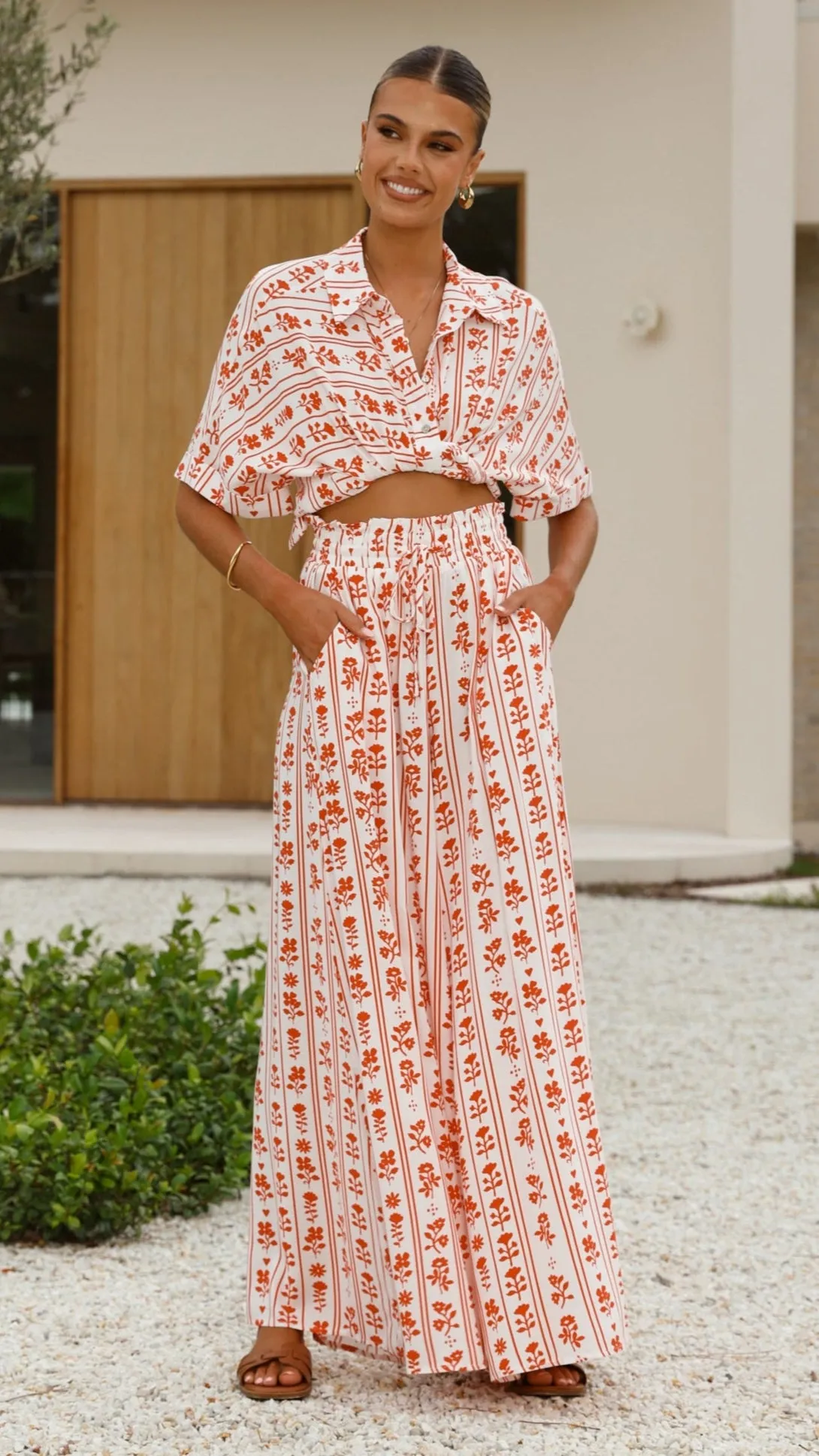 Daley Button Up Shirt - Floral Love