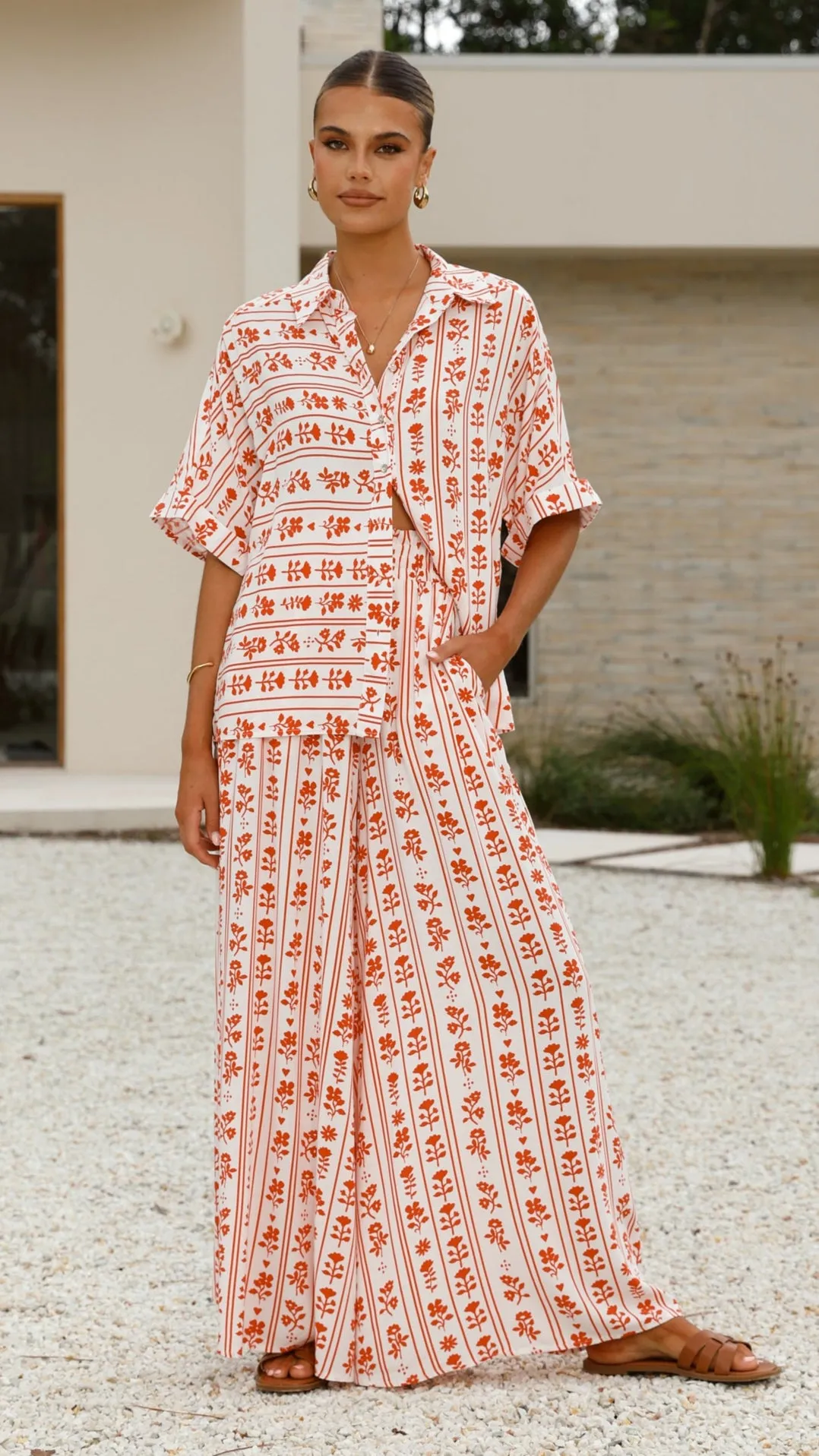 Daley Button Up Shirt - Floral Love