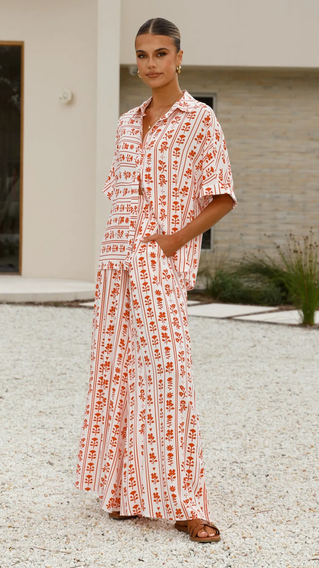 Daley Button Up Shirt - Floral Love