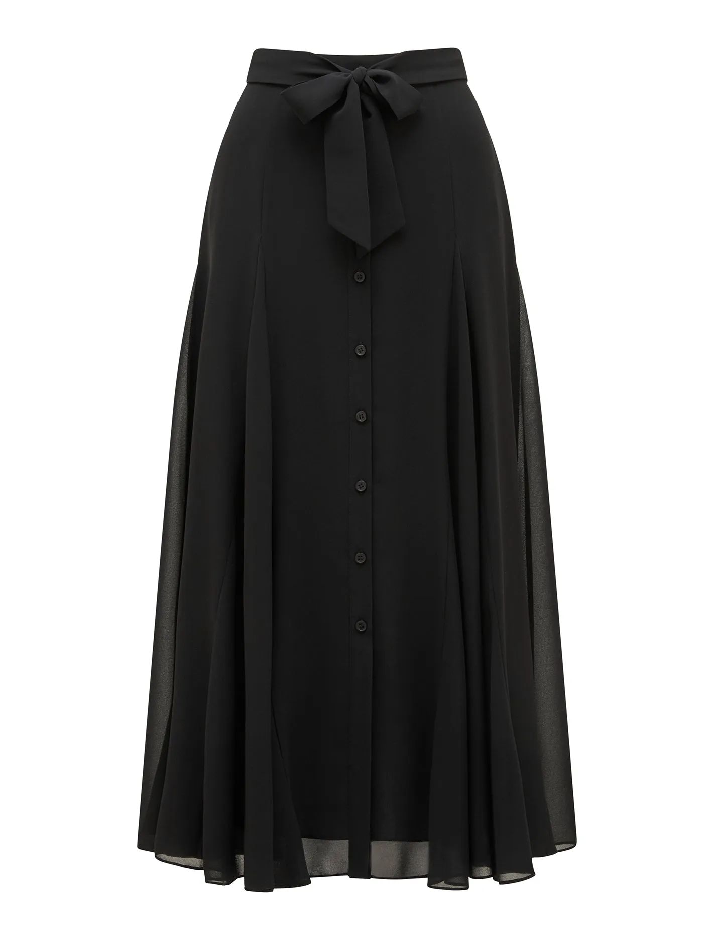Donna Godet Midi Skirt