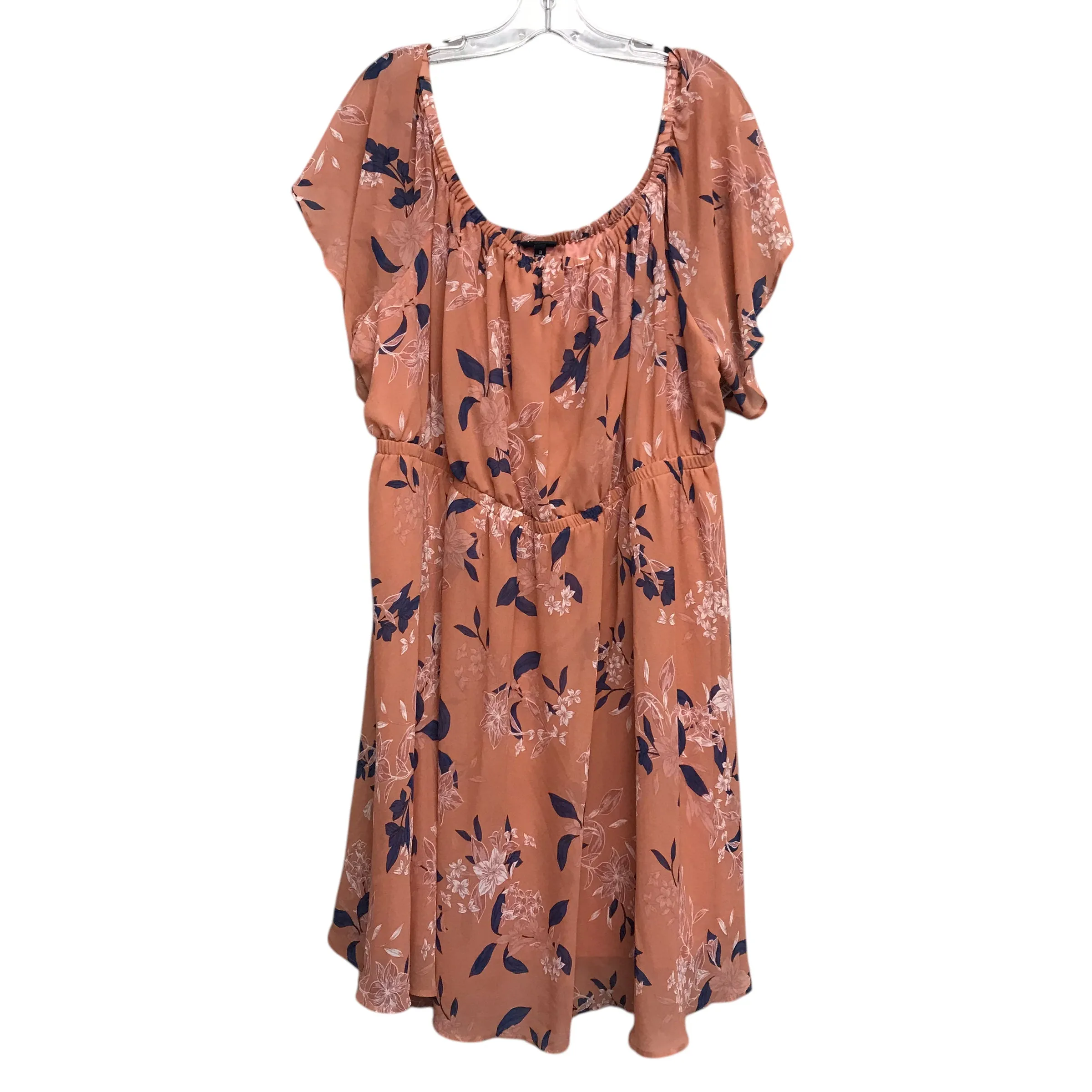 Dress Casual Midi By Torrid In Peach, Size:3