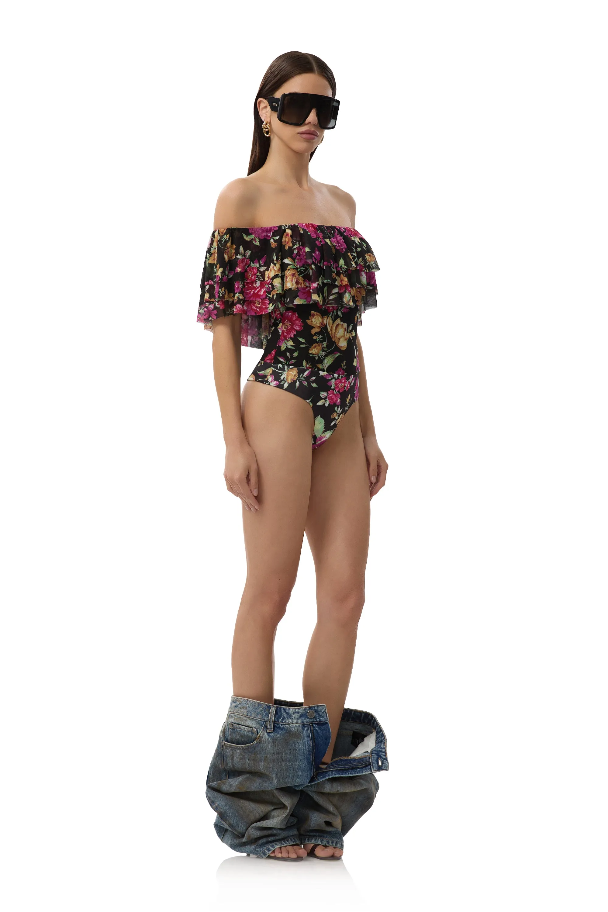 Ebba Bodysuit - Dusted Floral