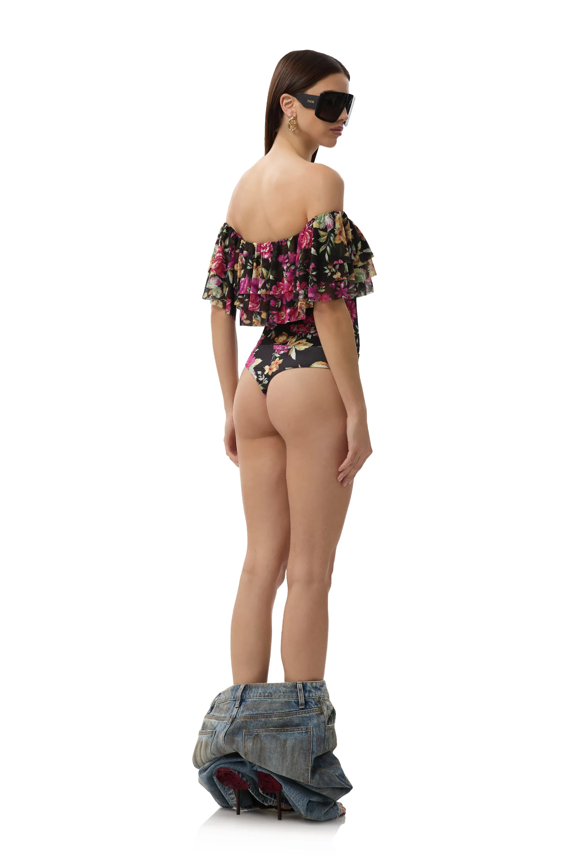 Ebba Bodysuit - Dusted Floral