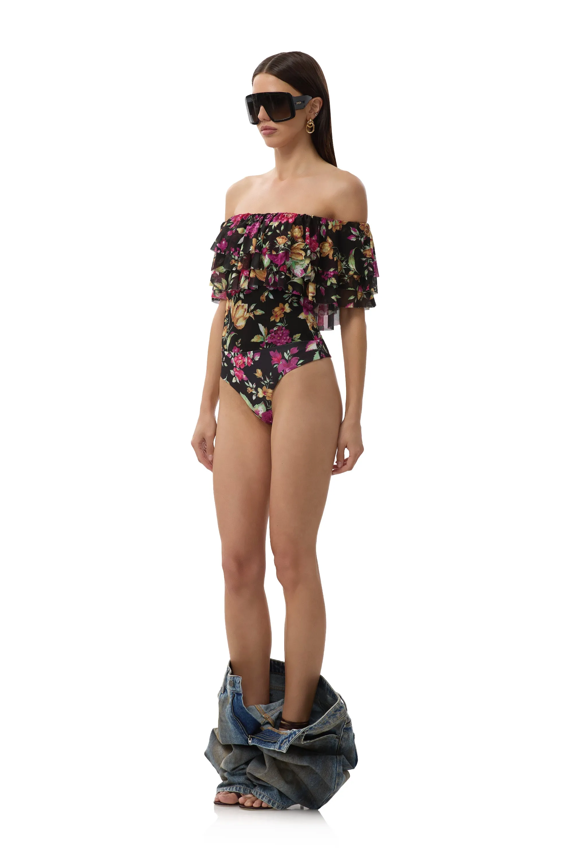 Ebba Bodysuit - Dusted Floral