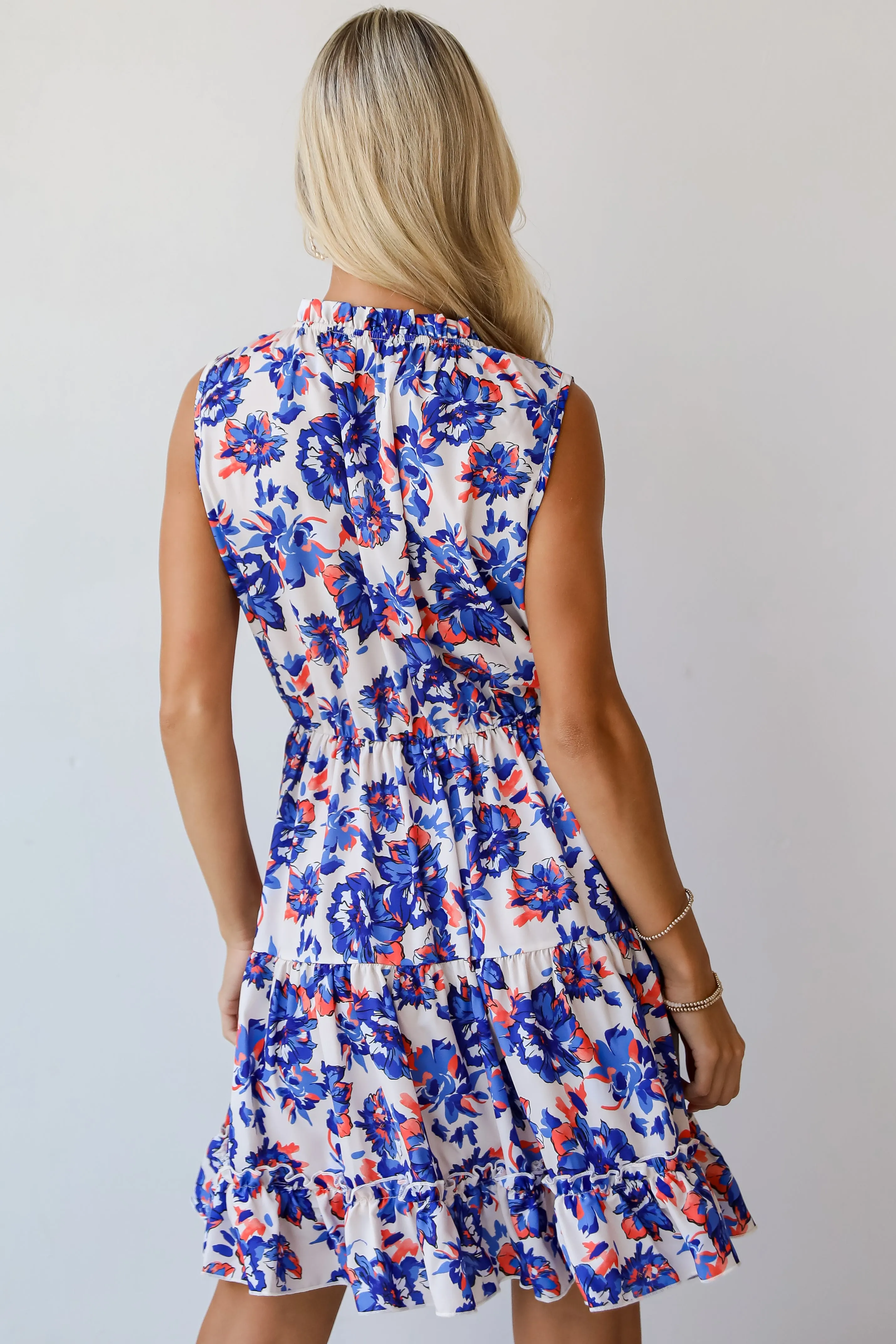 FINAL SALE - Formally Invited Navy Floral Mini Dress
